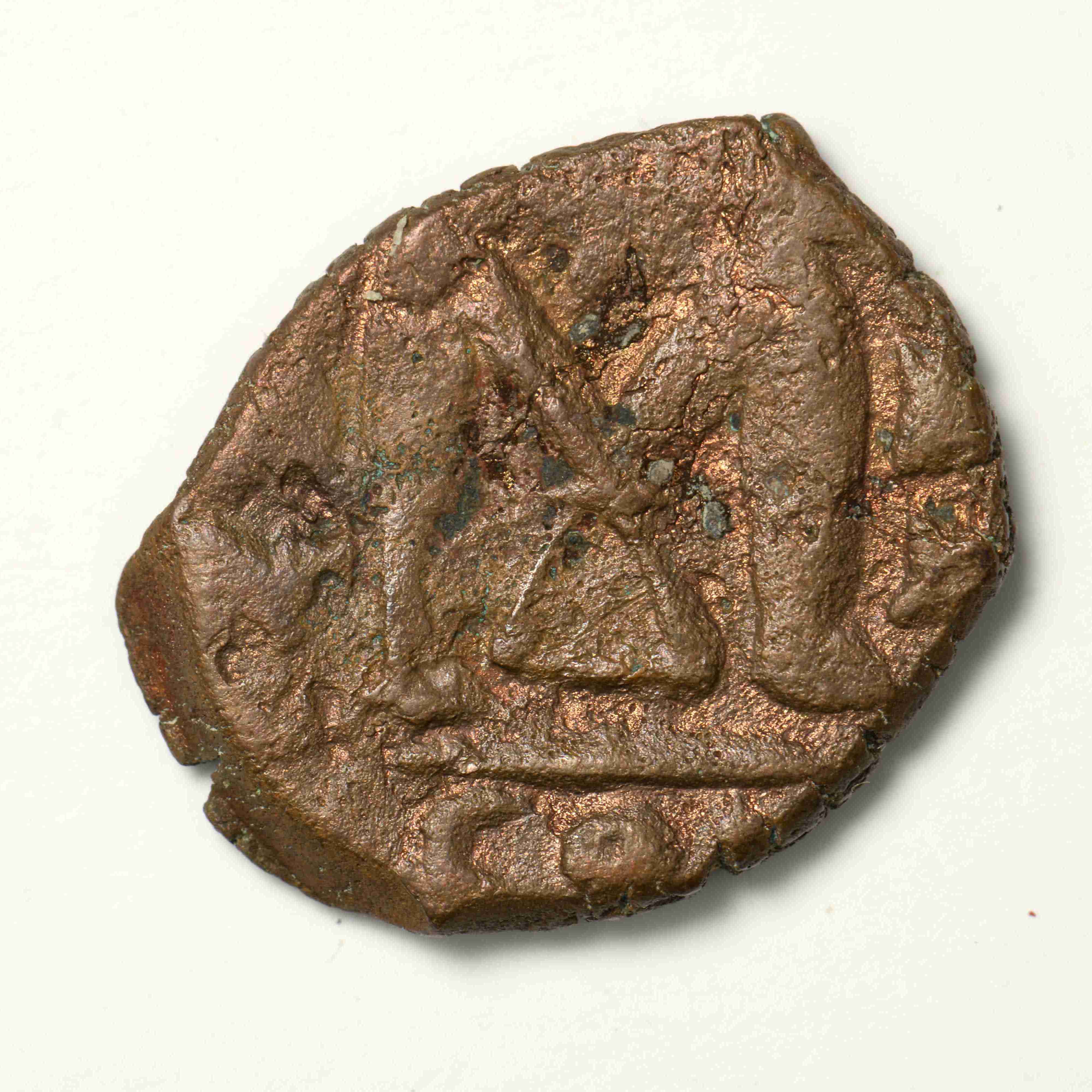 реверс Heraclius — Follis (Constantinople, 639–640)