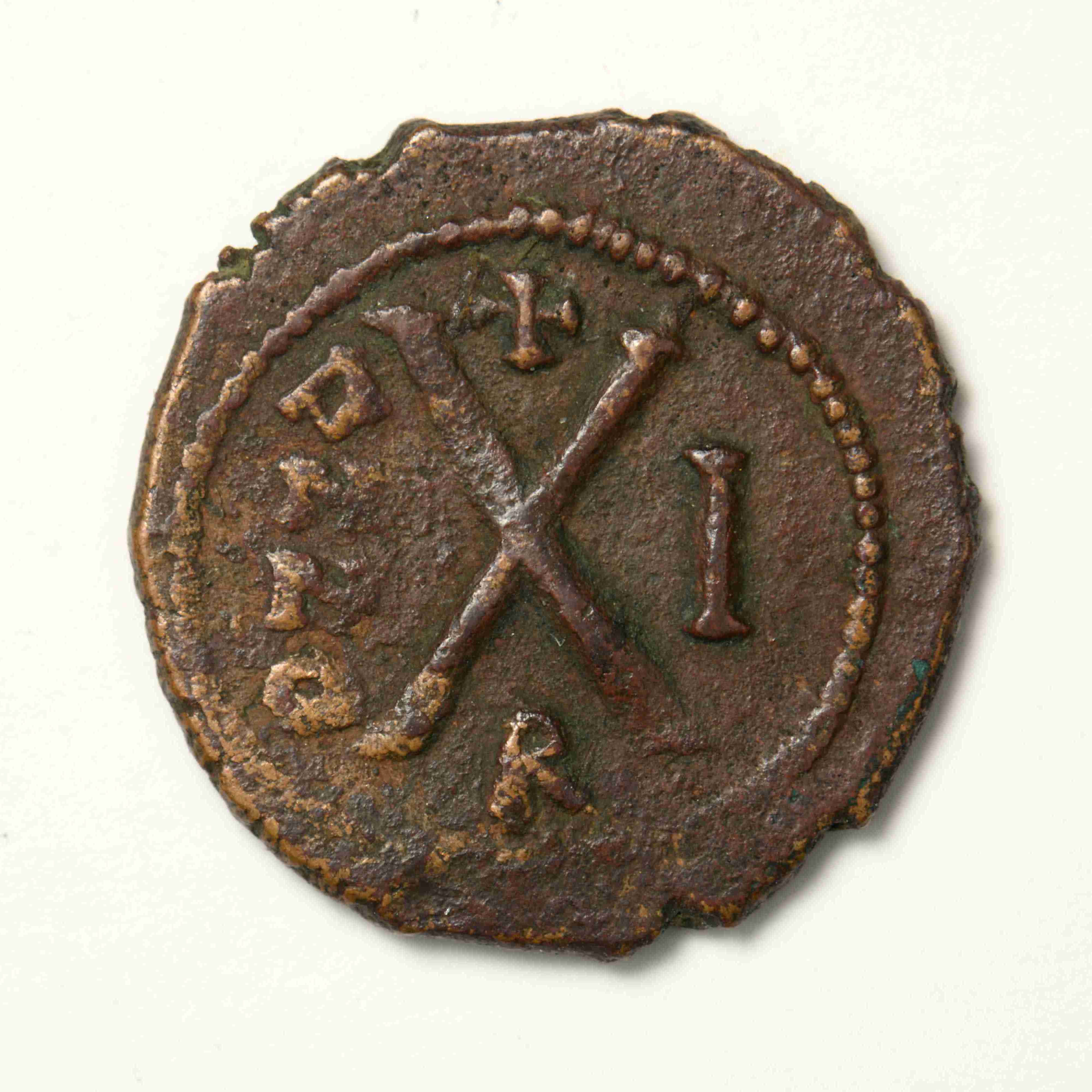реверс Phocas — Decanummium (Antioch, 602–603)