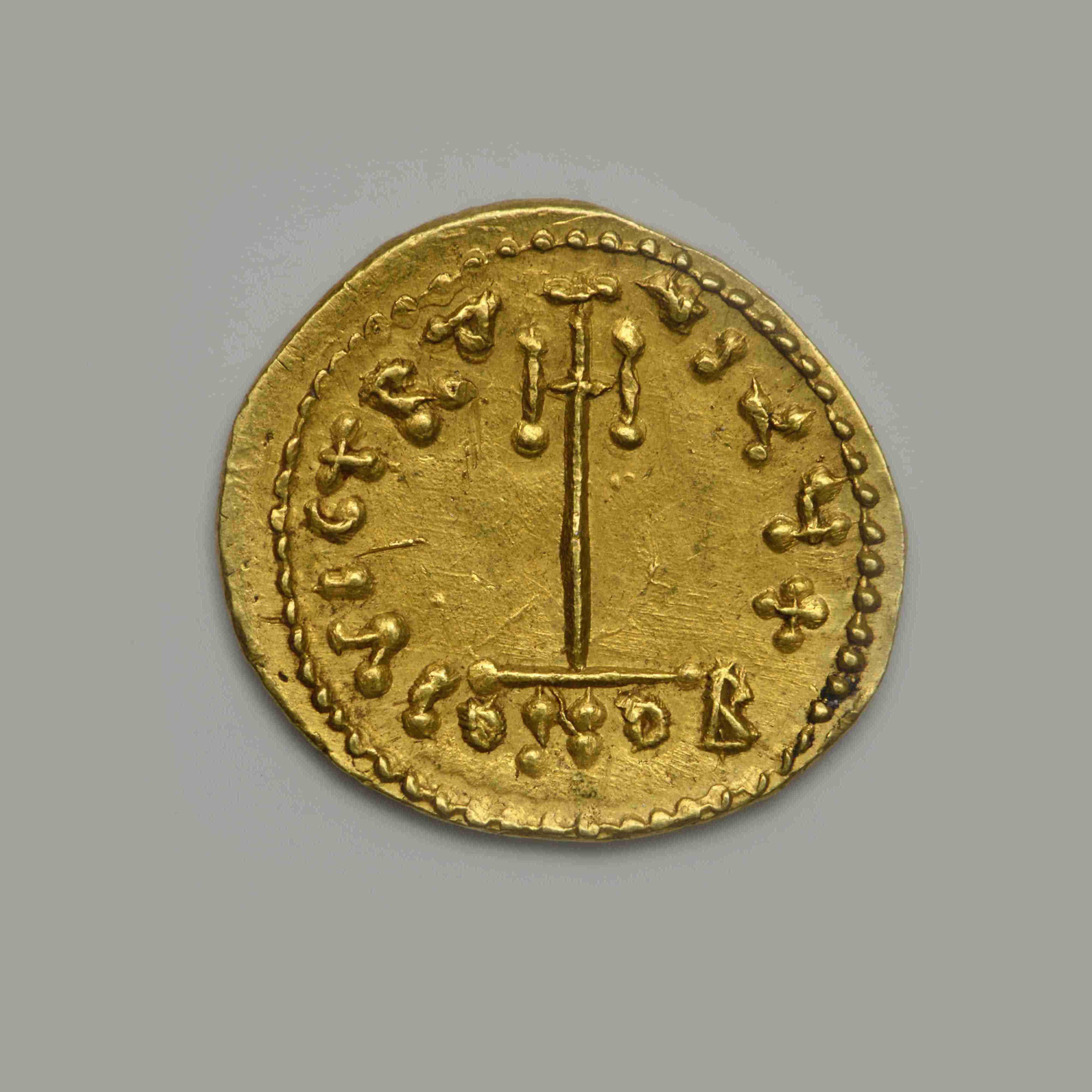 реверс Constantine IV — Tremissis (Italian Mint, 668)