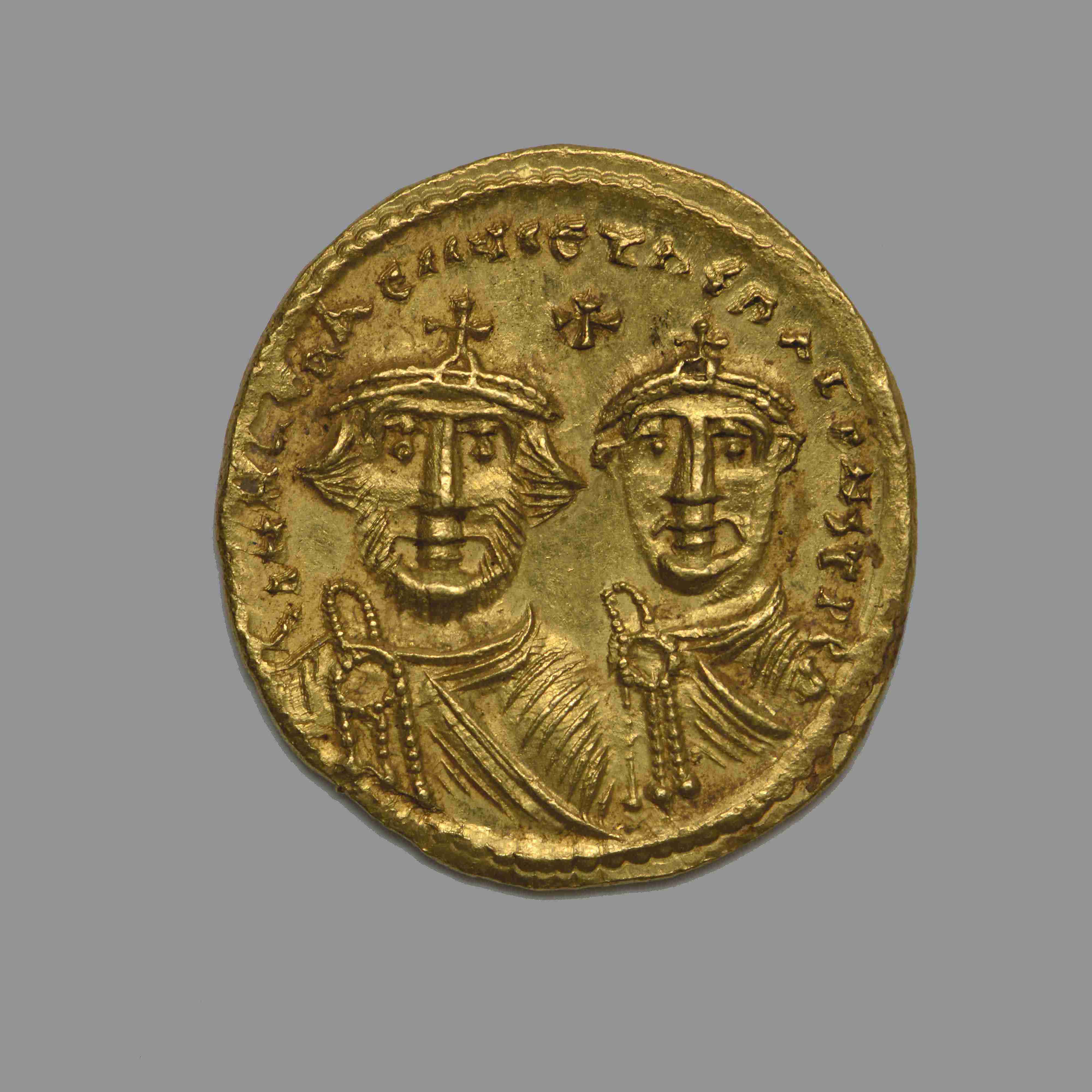 Heraclius — Solidus (Constantinople, 629), аверс, do_byzant