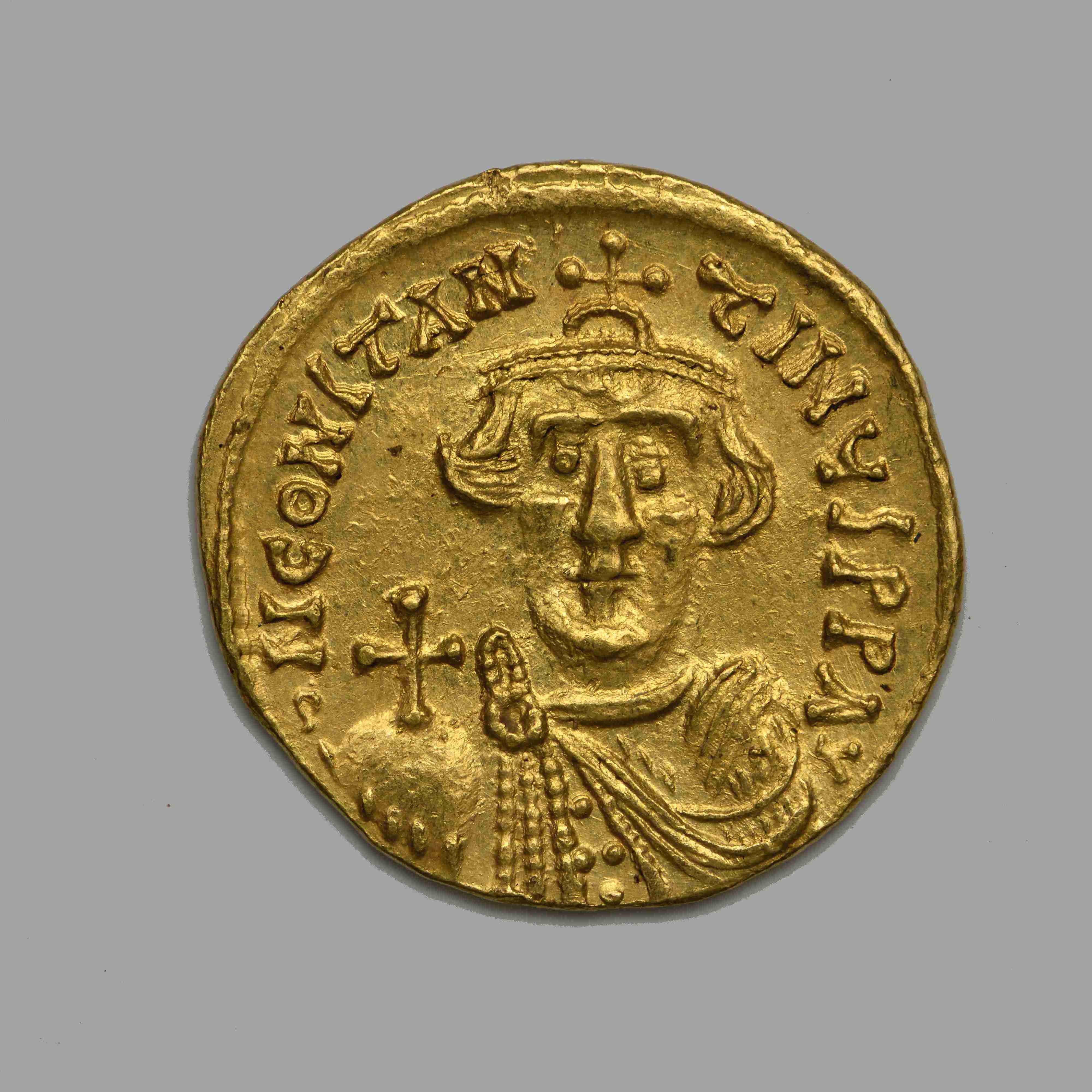 Constans II — Solidus (Constantinople, 642), аверс, do_byzant