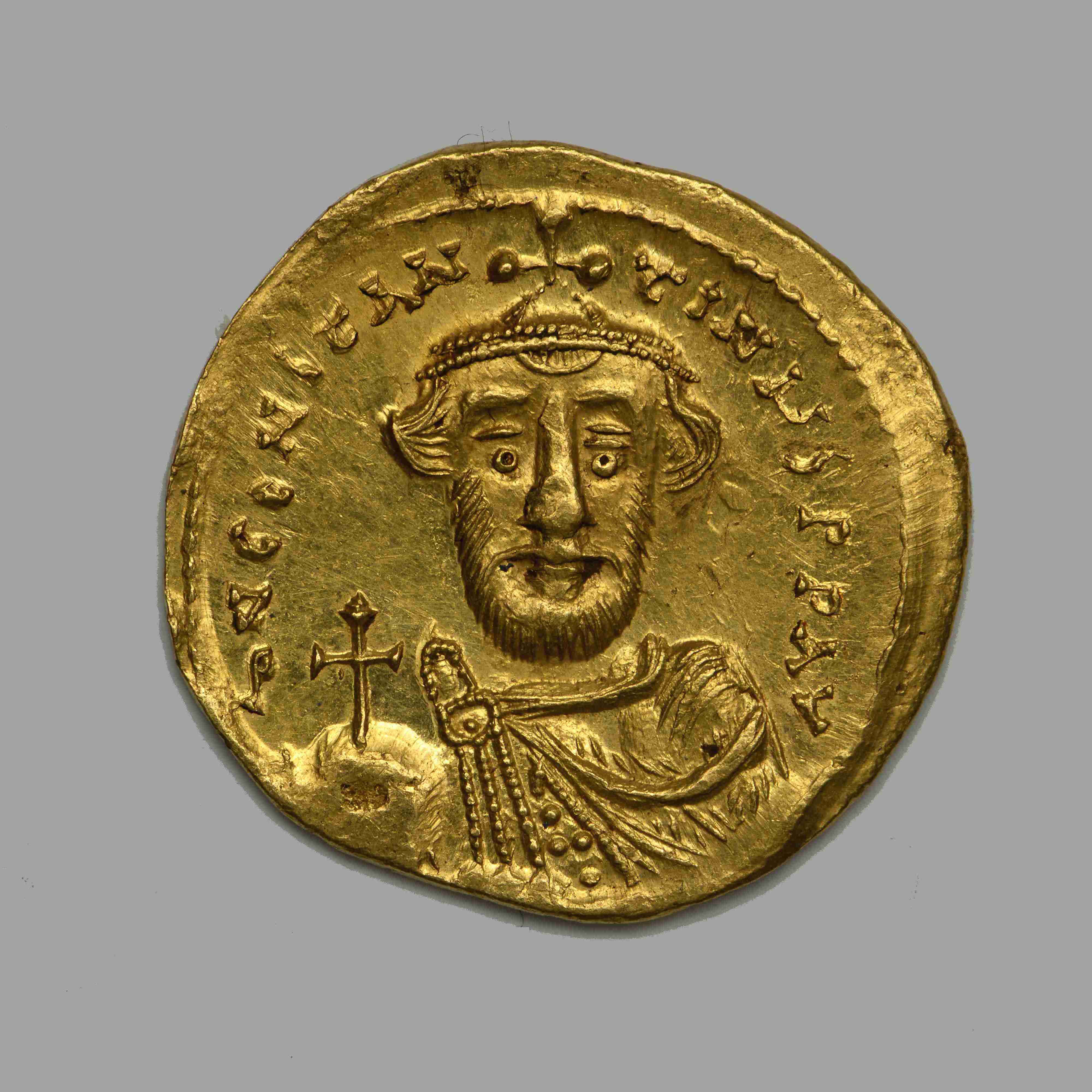 Constans II — Solidus (Constantinople, 642), аверс, do_byzant