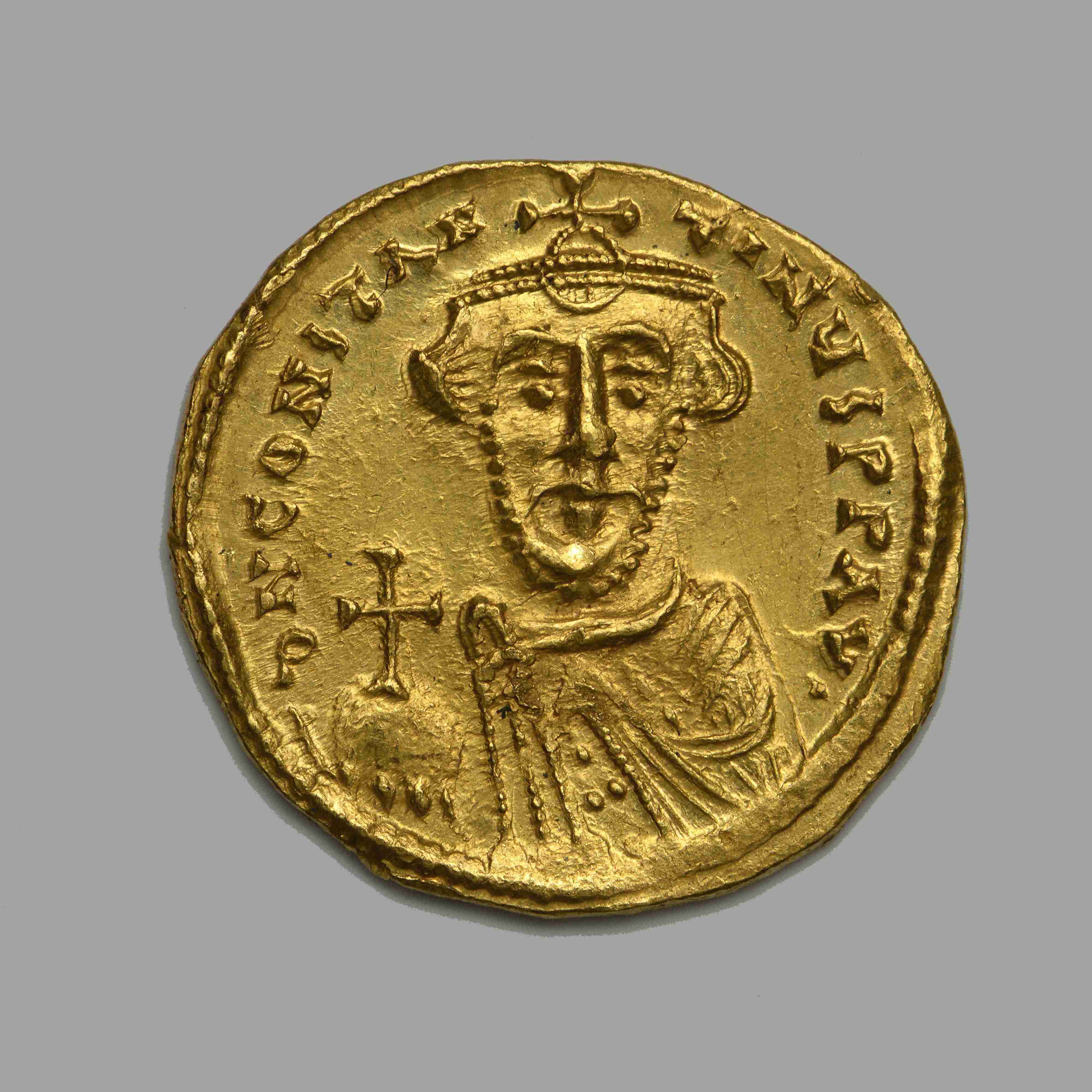 Constans II — Solidus (Constantinople, 642), аверс, do_byzant