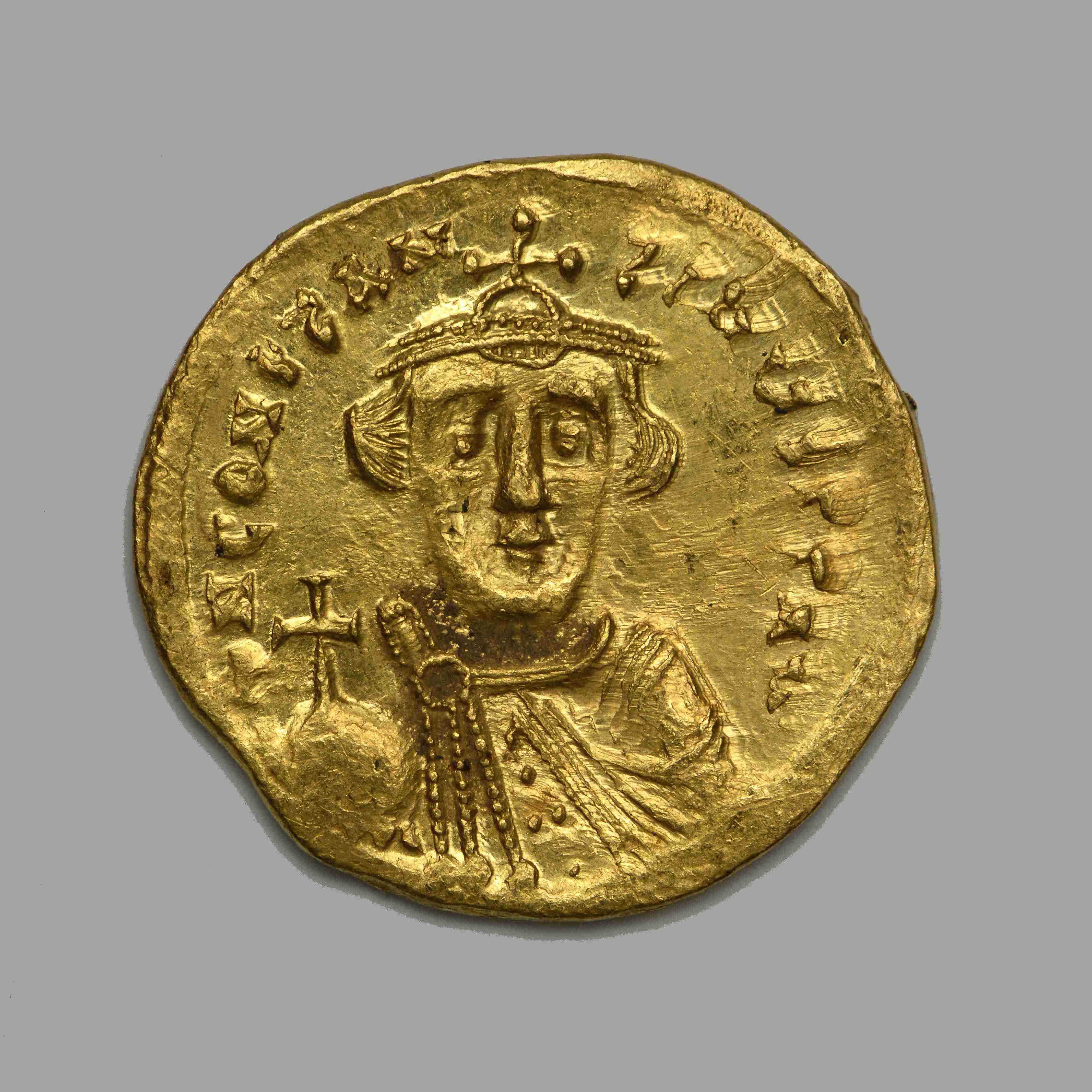 Constans II — Solidus (Constantinople, 642), аверс, do_byzant