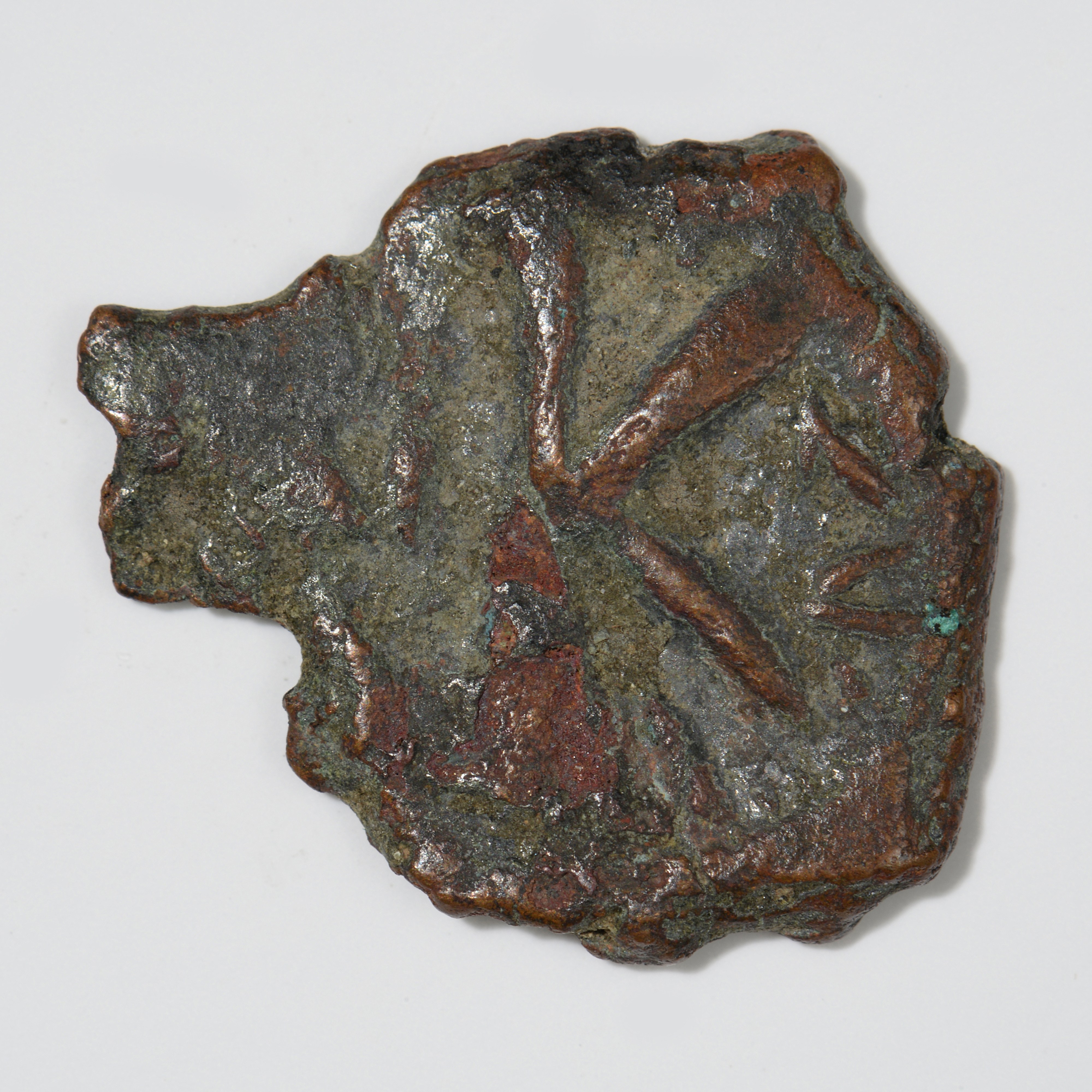 Constans II — Half Follis (Constantinople, 665), реверс, do_byzant