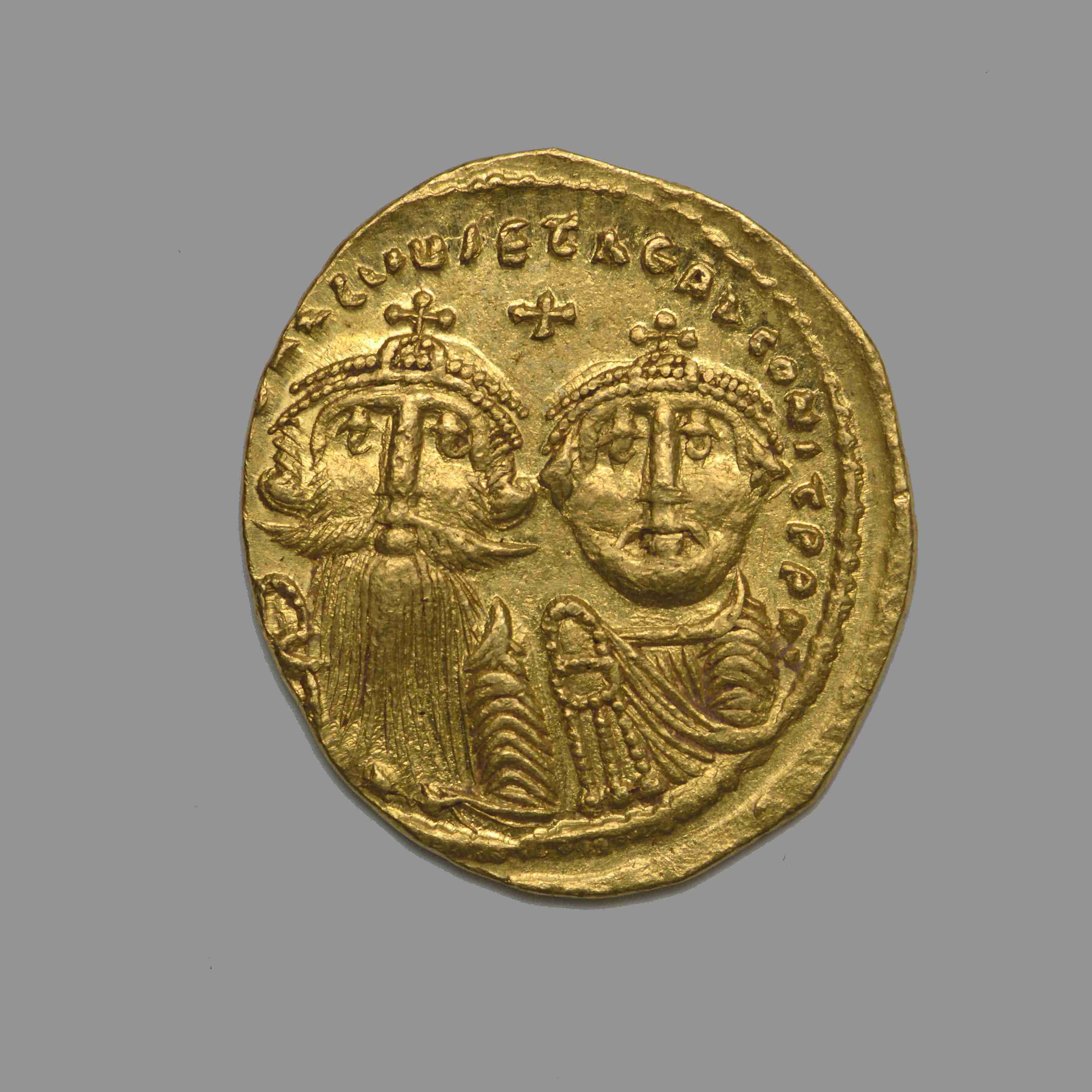 Heraclius — Solidus (Constantinople, 629), аверс, do_byzant