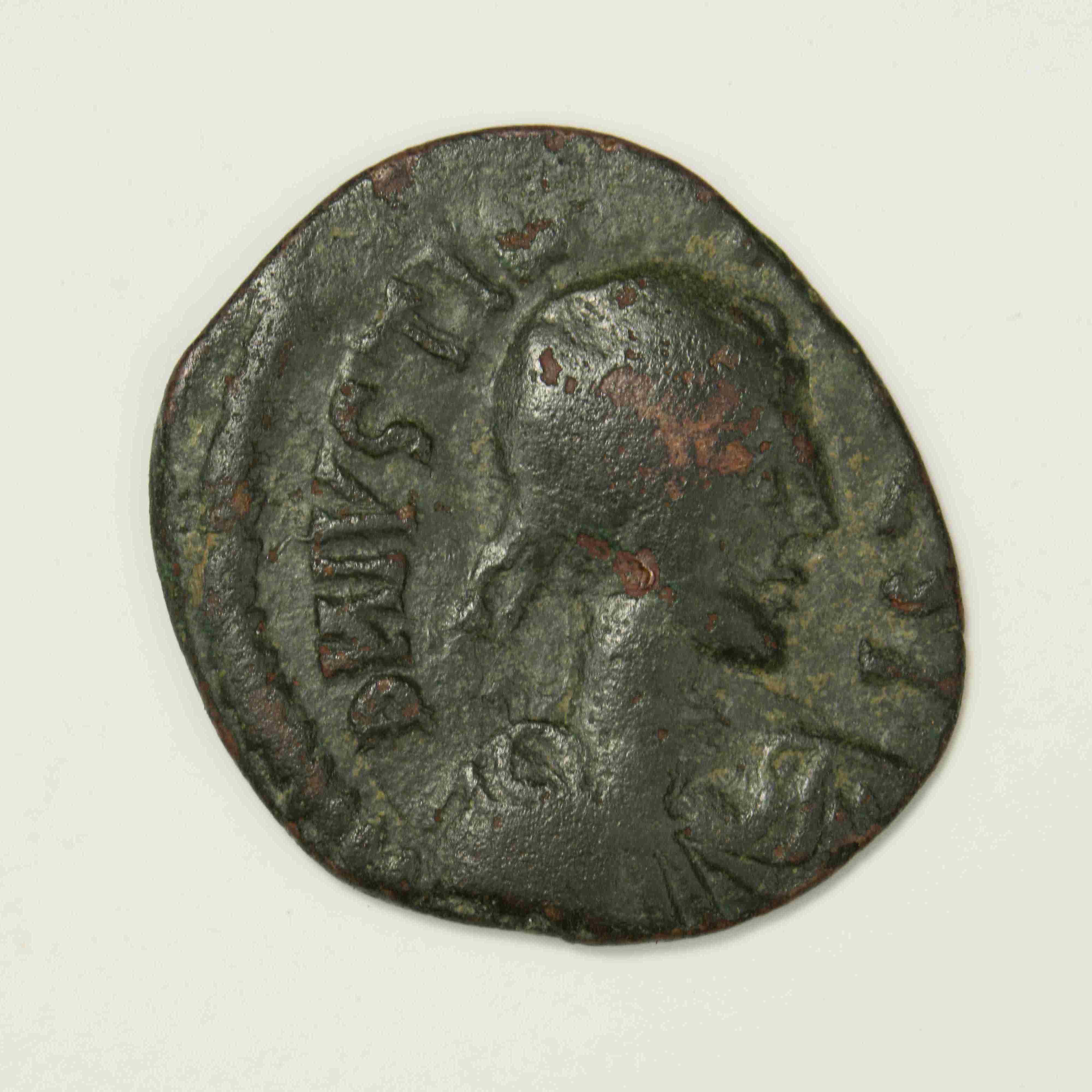 Justinian I — Half Follis (Antioch, 539–540), аверс, do_byzant