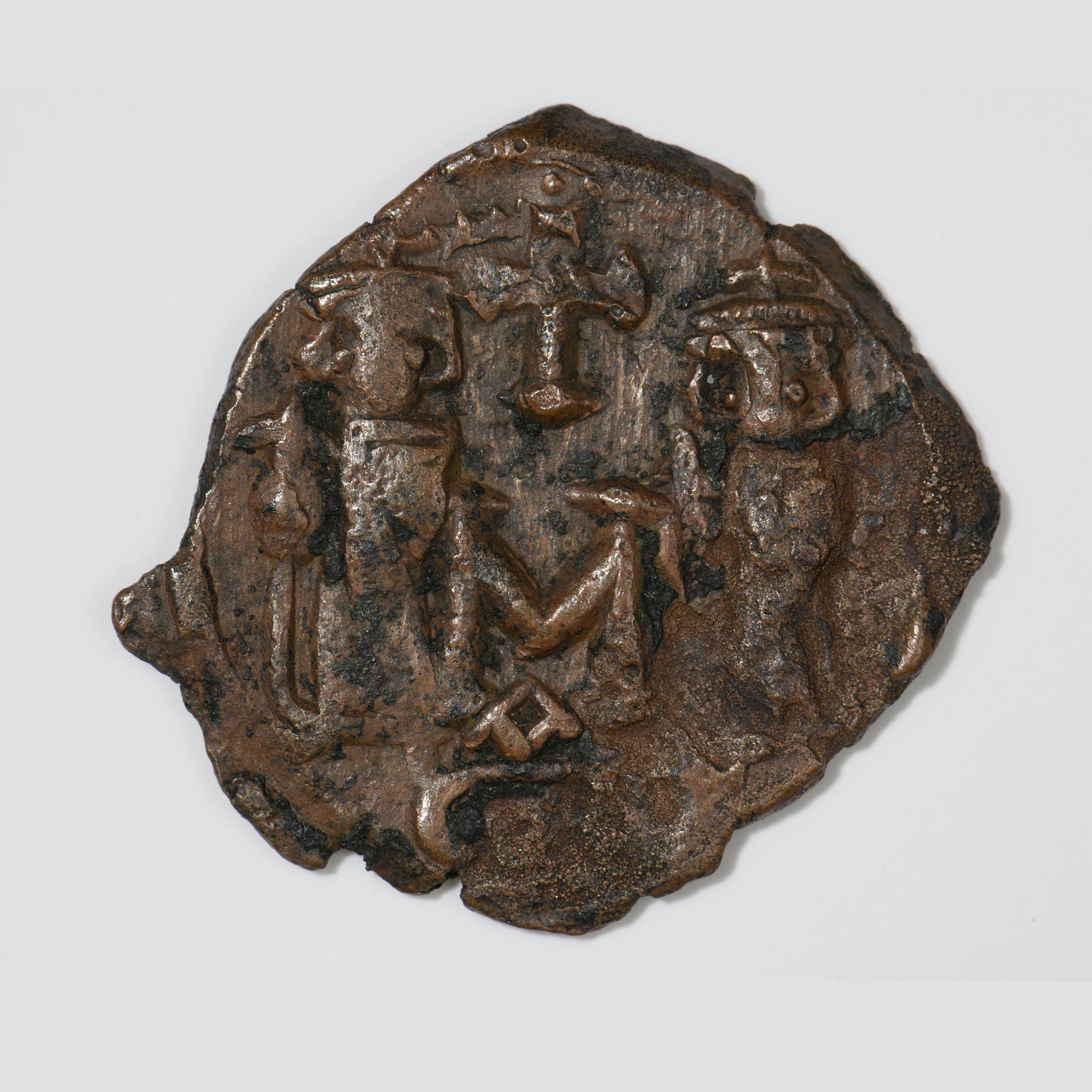 Constans II — Follis (Constantinople, 665–666), реверс, do_byzant
