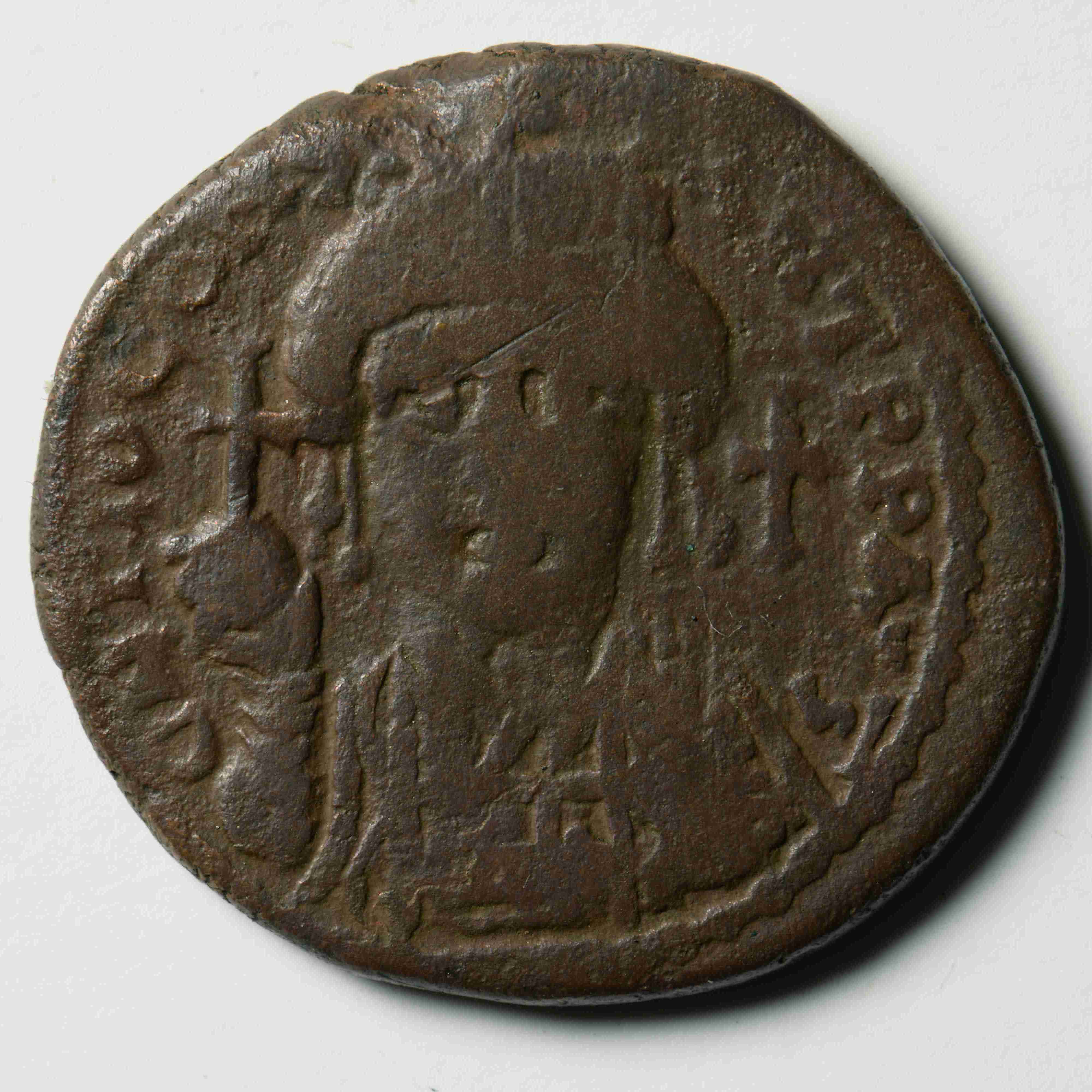 Tiberios II Constantine — Follis (Antioch, 579), аверс, do_byzant