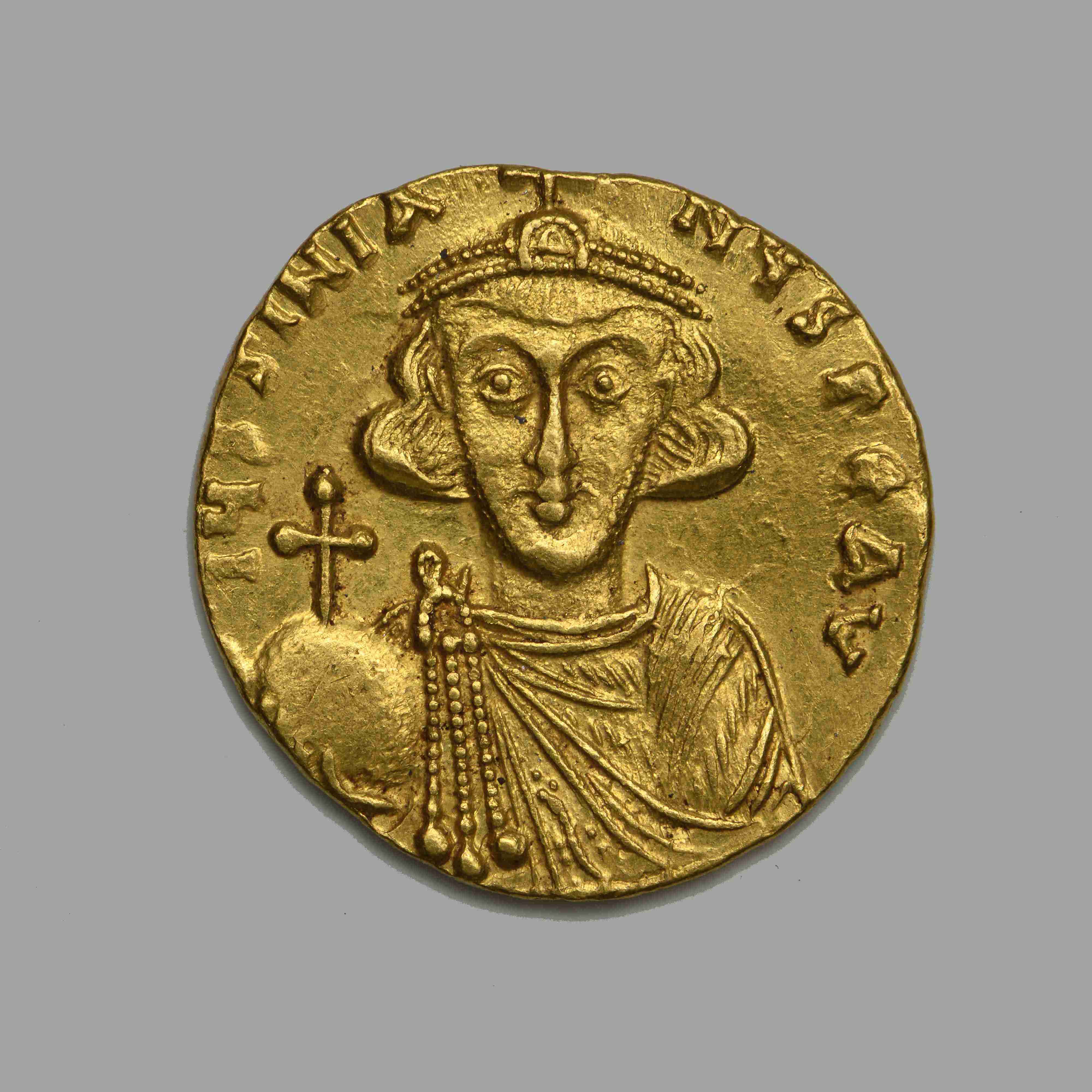 аверс Justinian II — Solidus (Constantinople, 686–687)