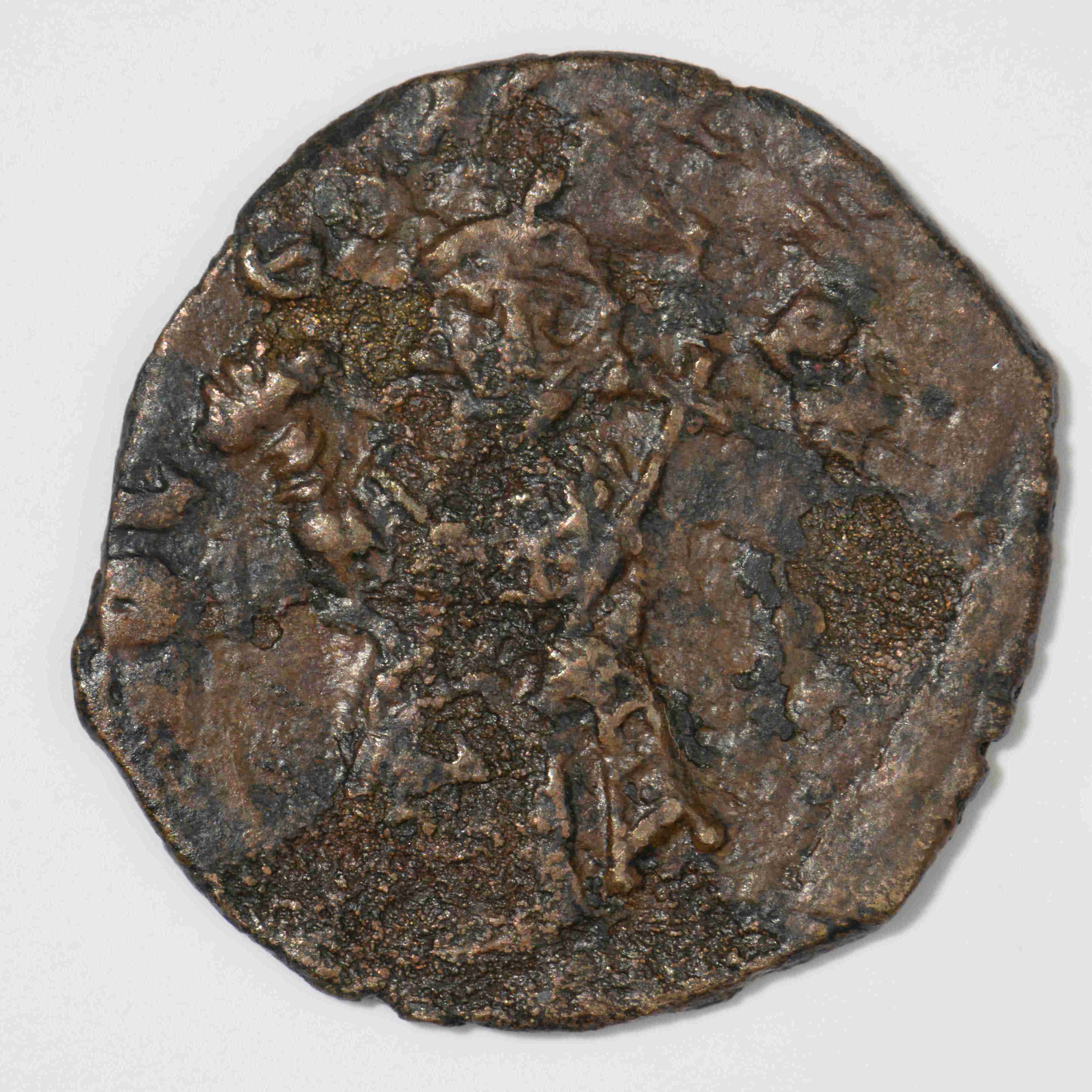 Leo III — Follis (Constantinople, 717), аверс, do_byzant