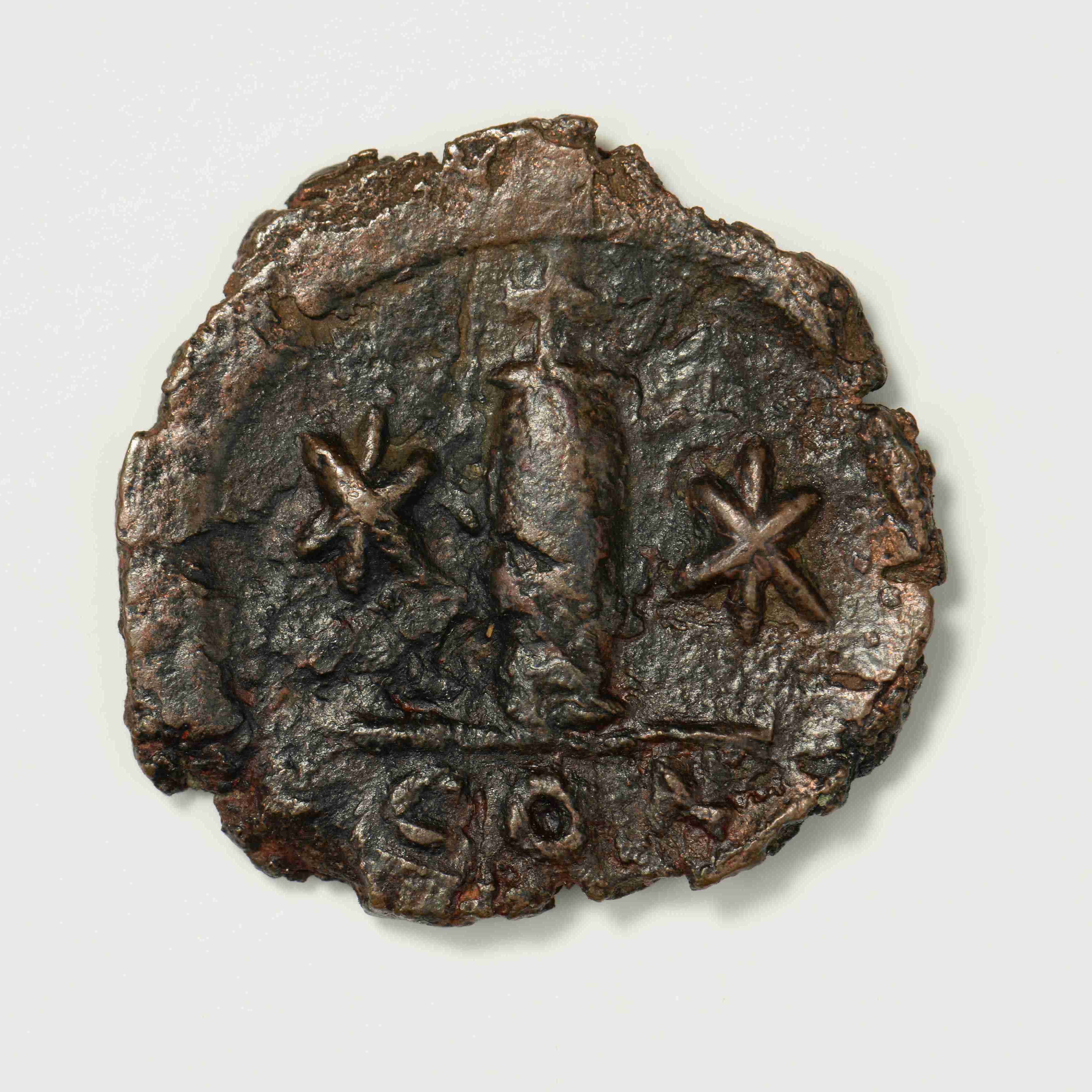 реверс Justin I — Decanummium (Constantinople, 527)