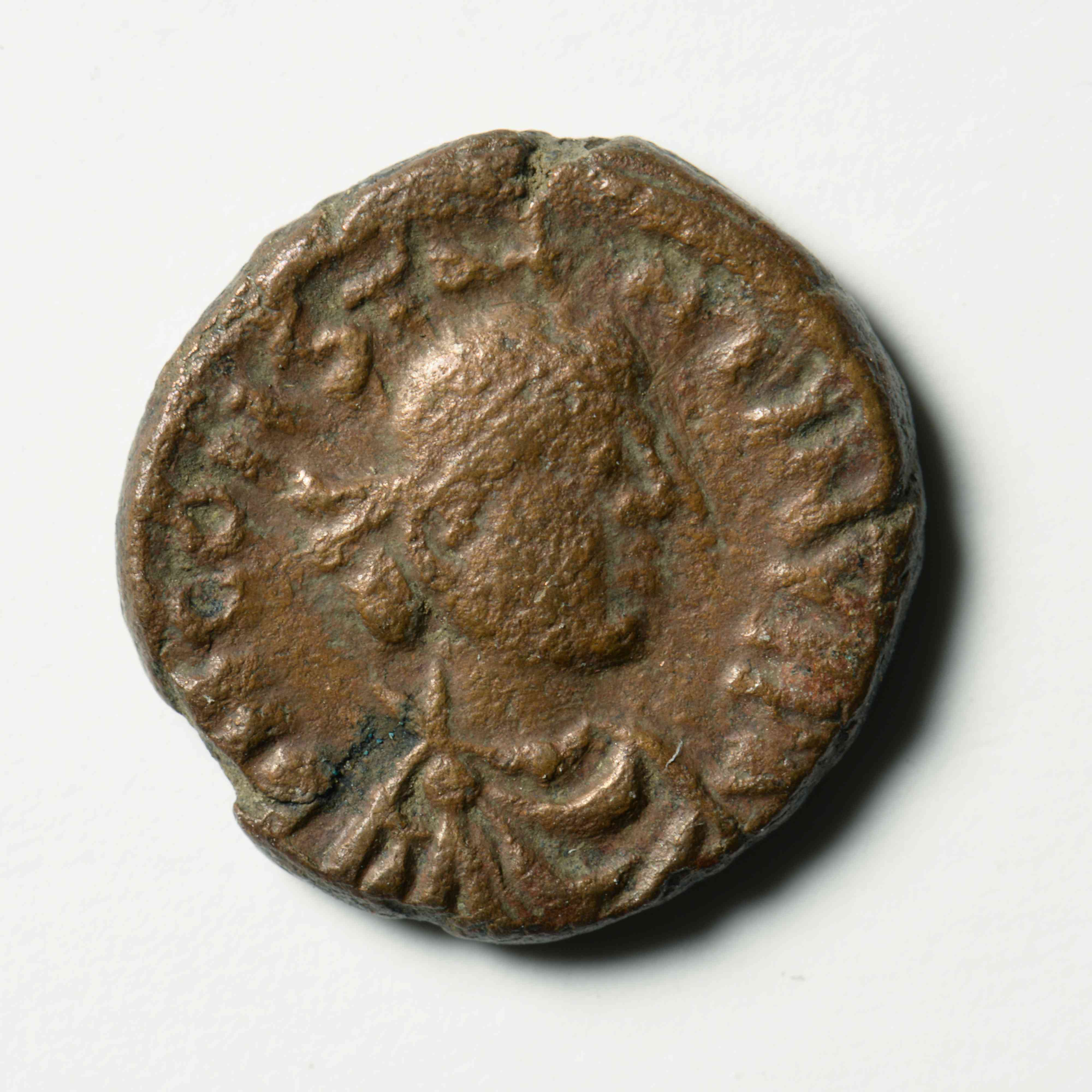 аверс Tiberios II Constantine — Twelve Nummi (Alexandria, 578)
