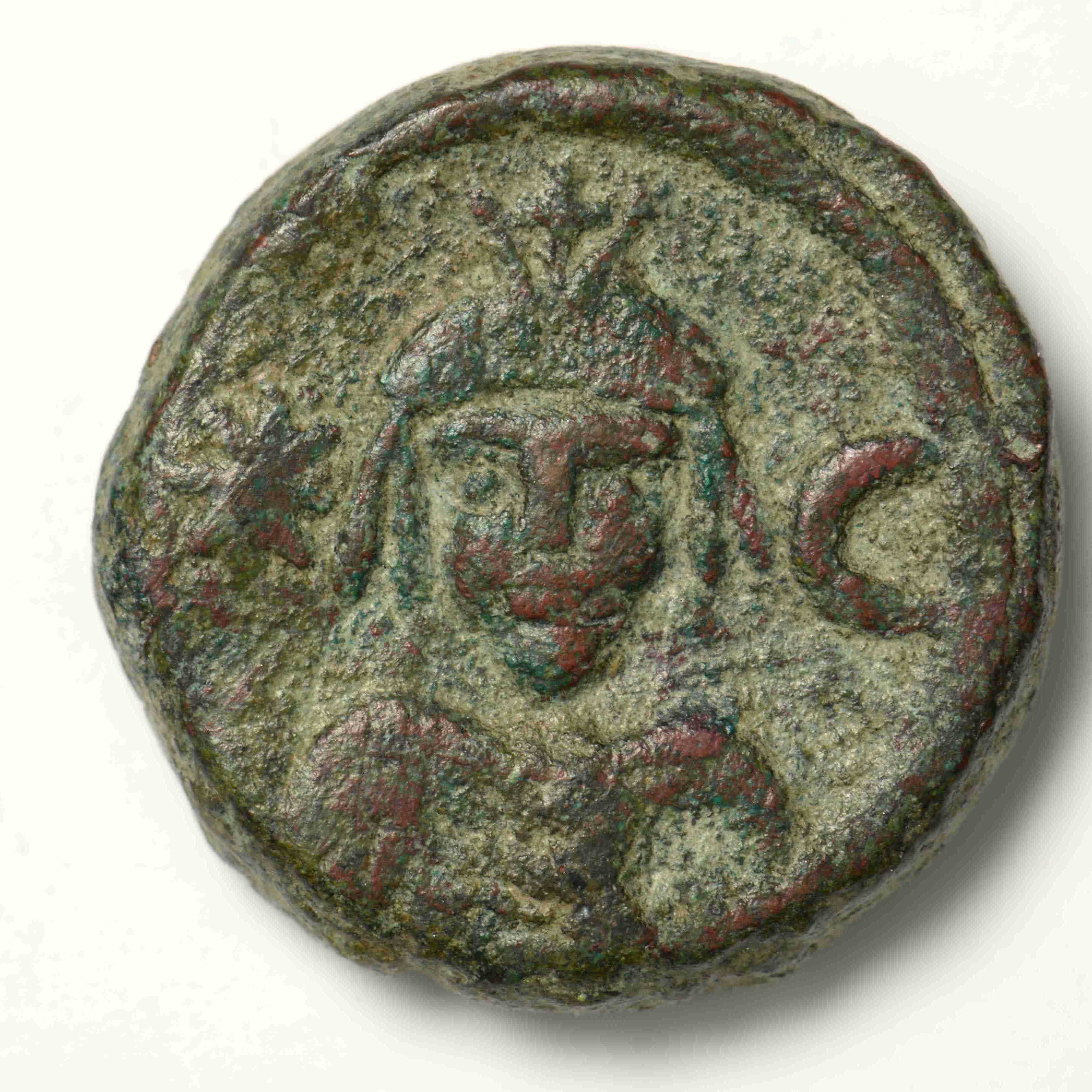 аверс Heraclius — Twelve Nummi (Alexandria, 618)