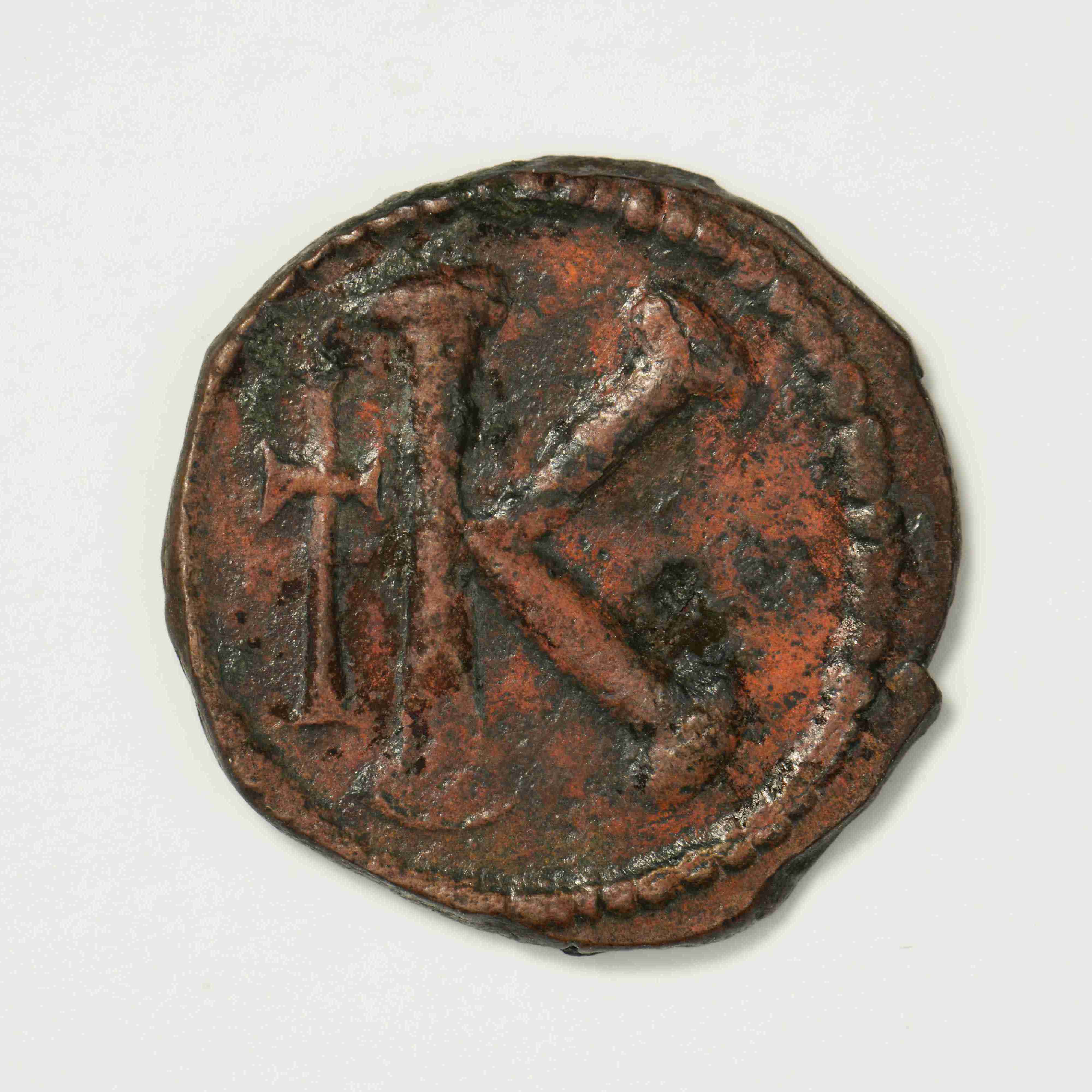 Anastasios I — Half Follis (Constantinople, 491), реверс, do_byzant