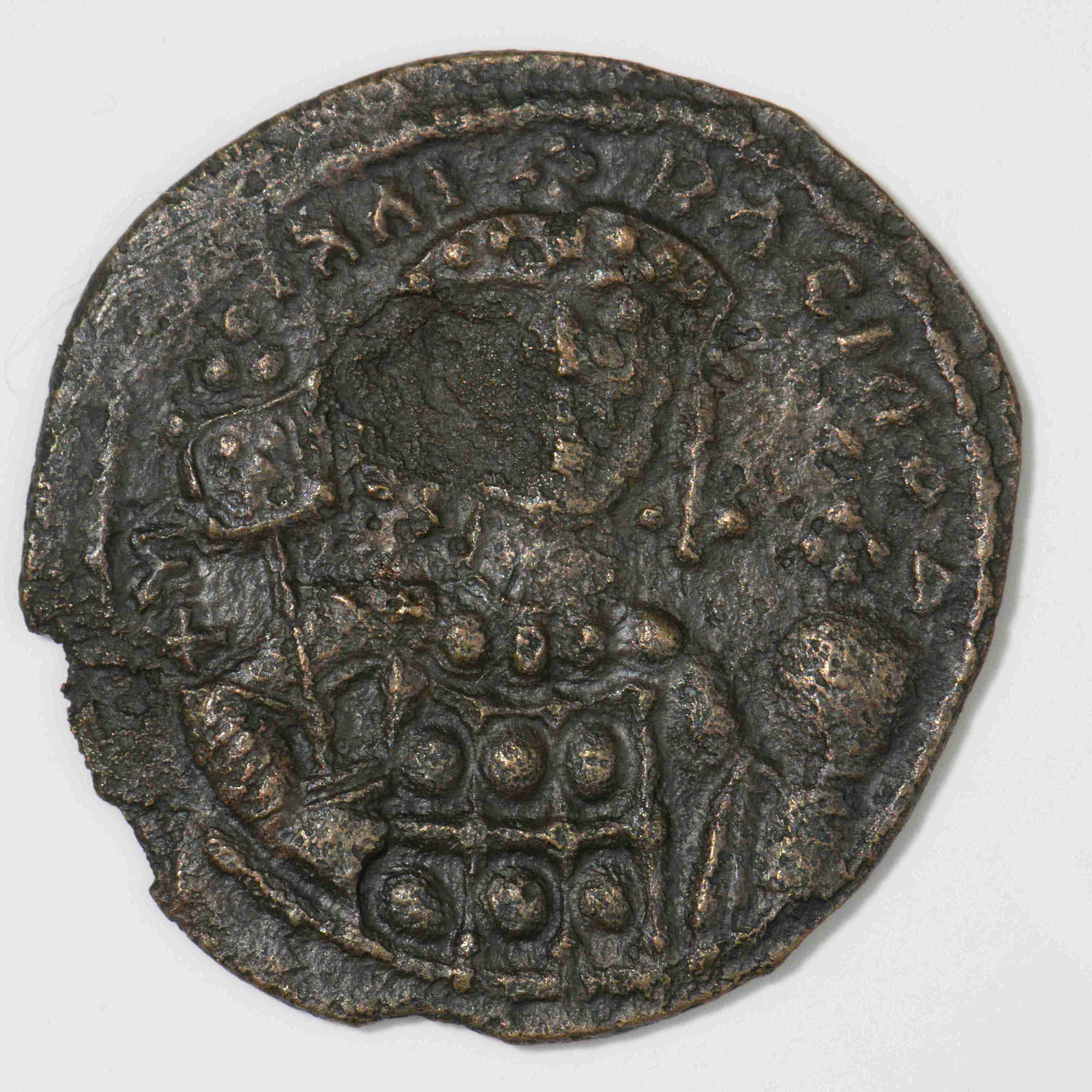 аверс Michael VII Doukas — Half Follis (Constantinople, 1071)