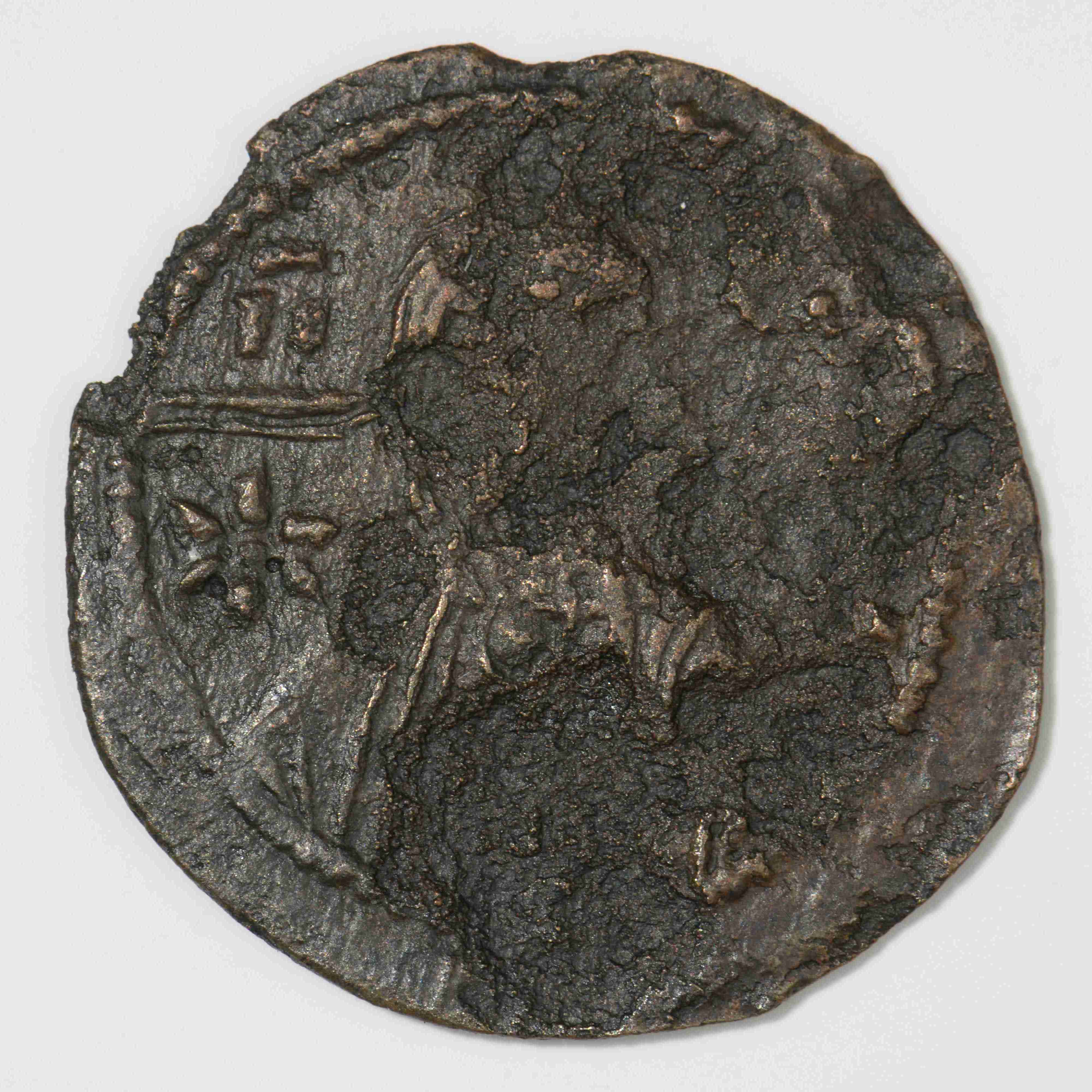 реверс Michael VII Doukas — Half Follis (Constantinople, 1071)