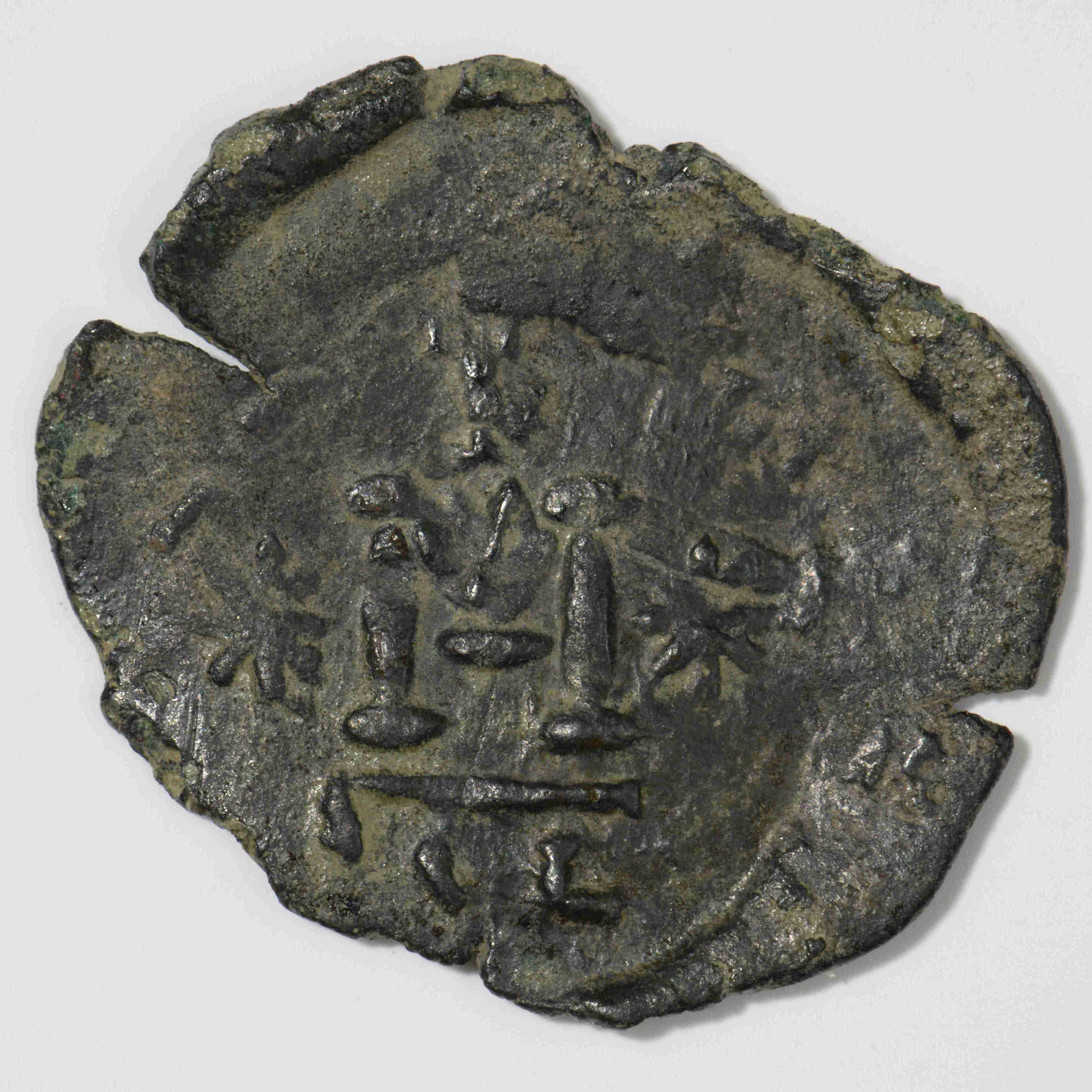 реверс Justinian II — Follis (Syracuse, 708)