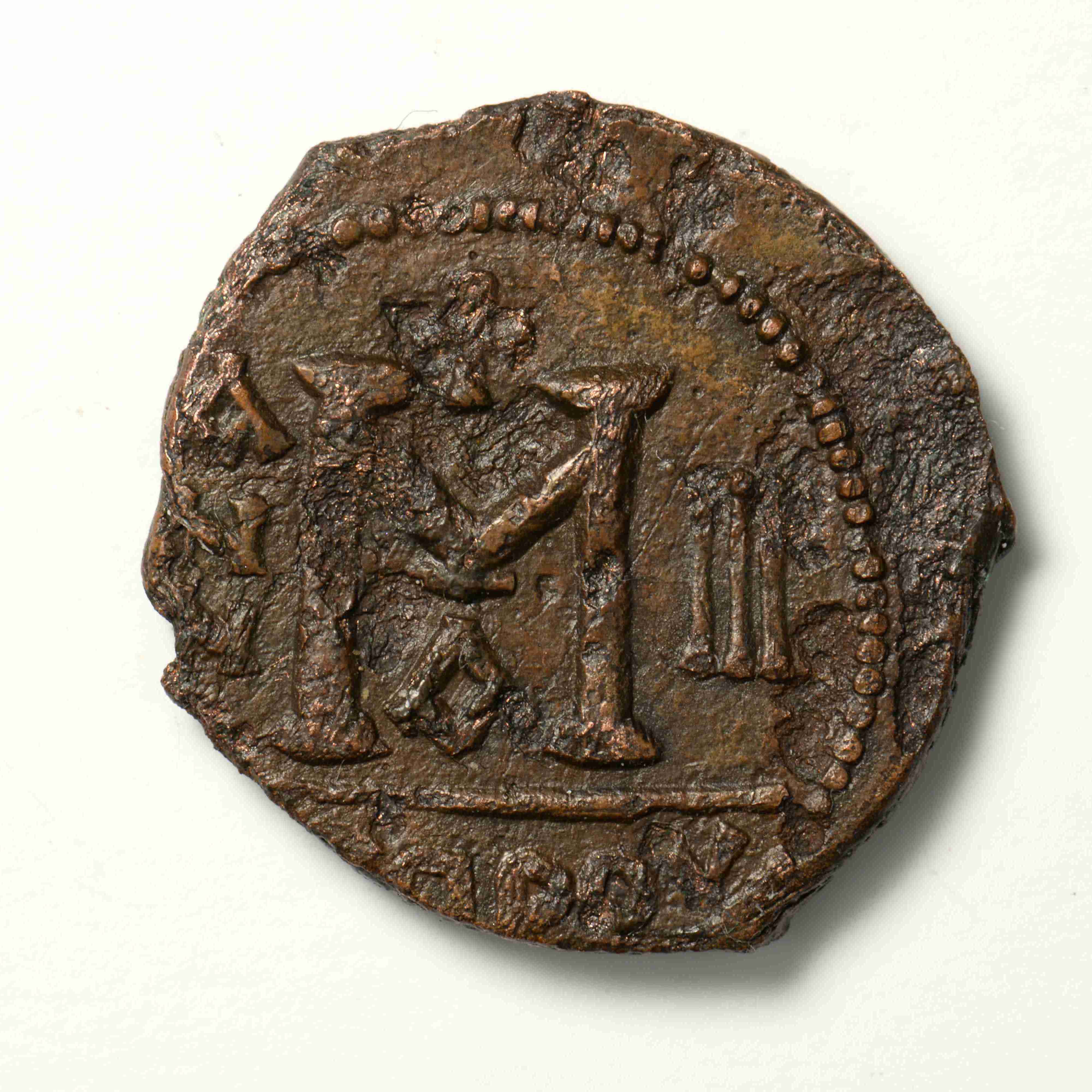 реверс Heraclius — Follis (Cyprus, 610)