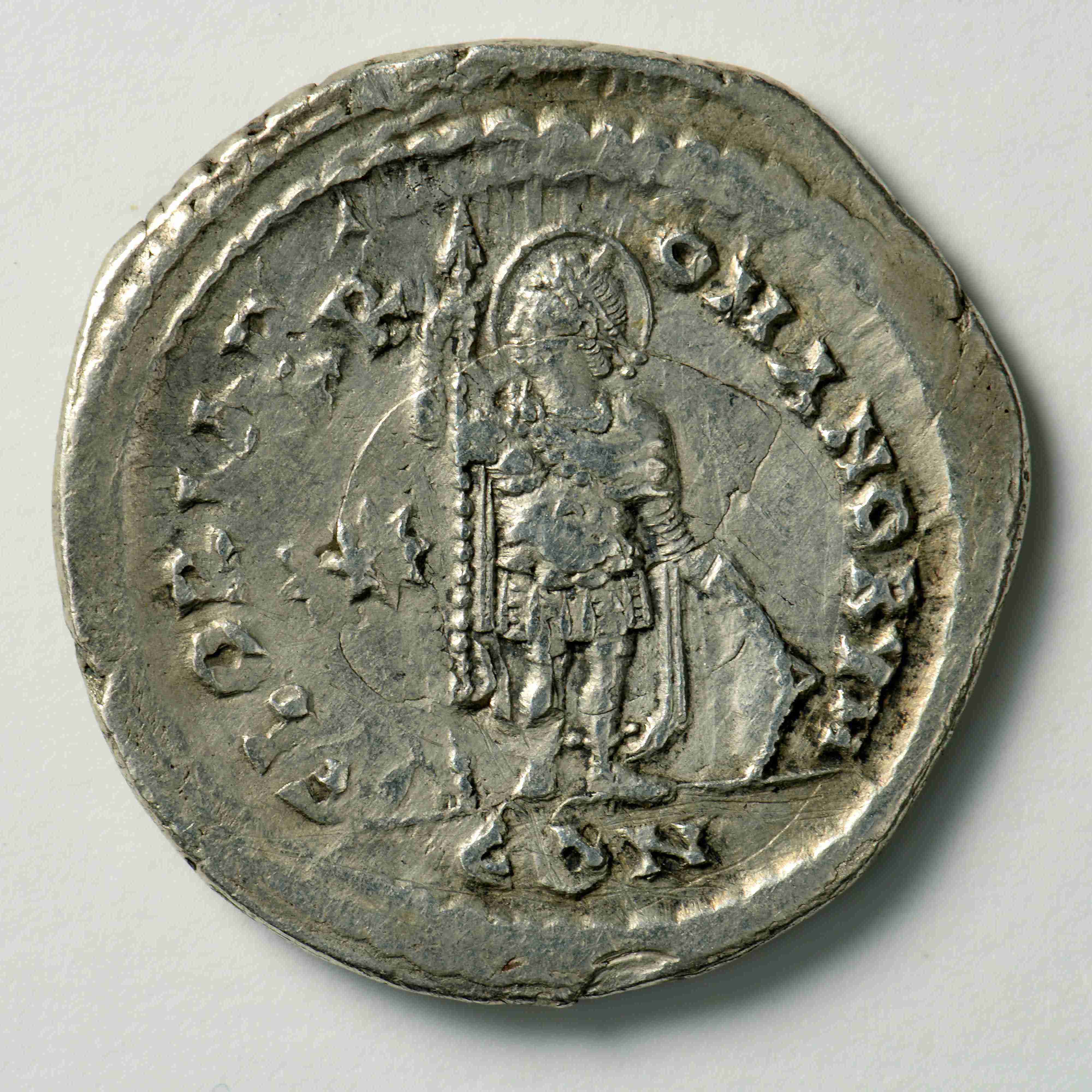 реверс Marcian — Miliarense (Constantinople, 450)
