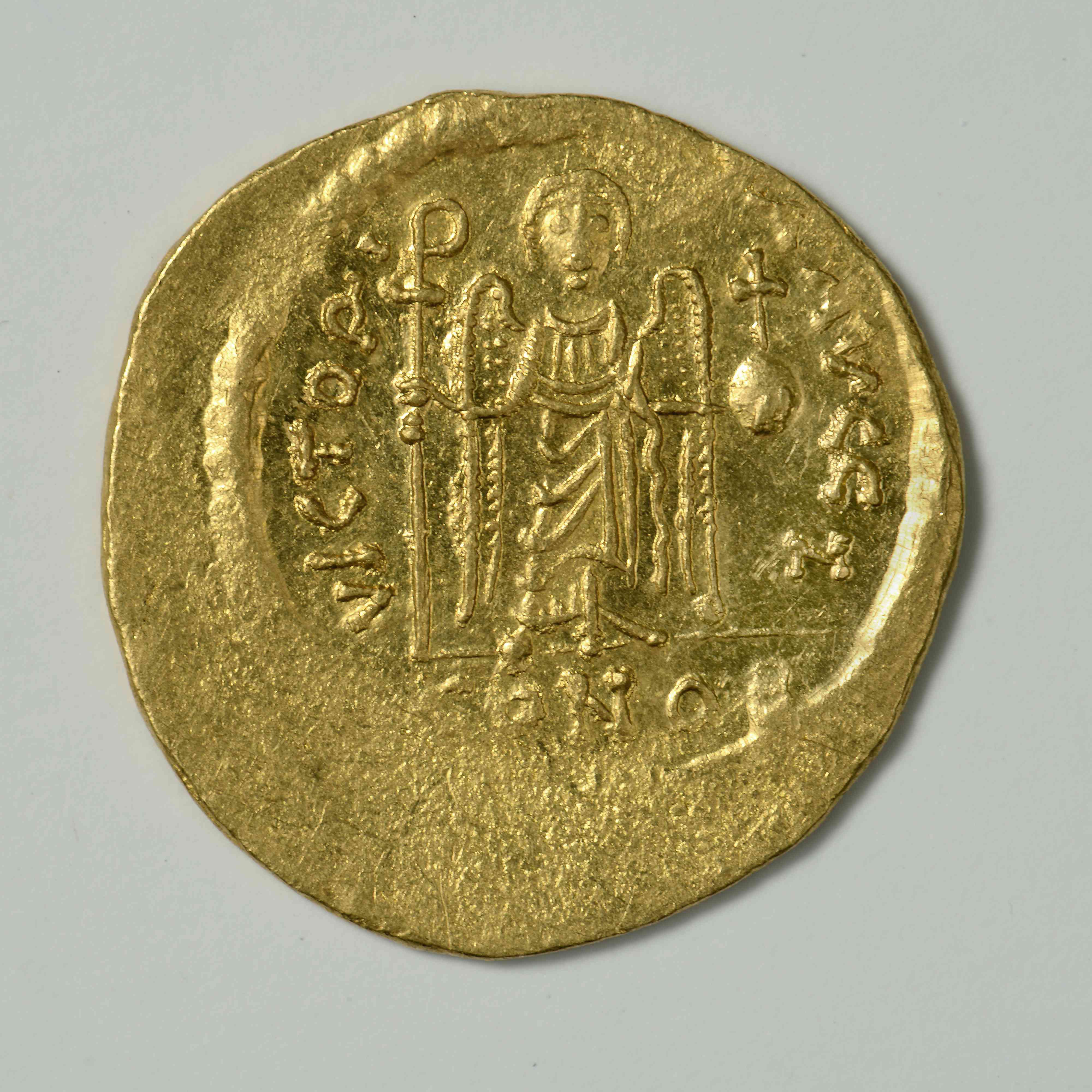 реверс Phocas — Solidus (Constantinople, 602)
