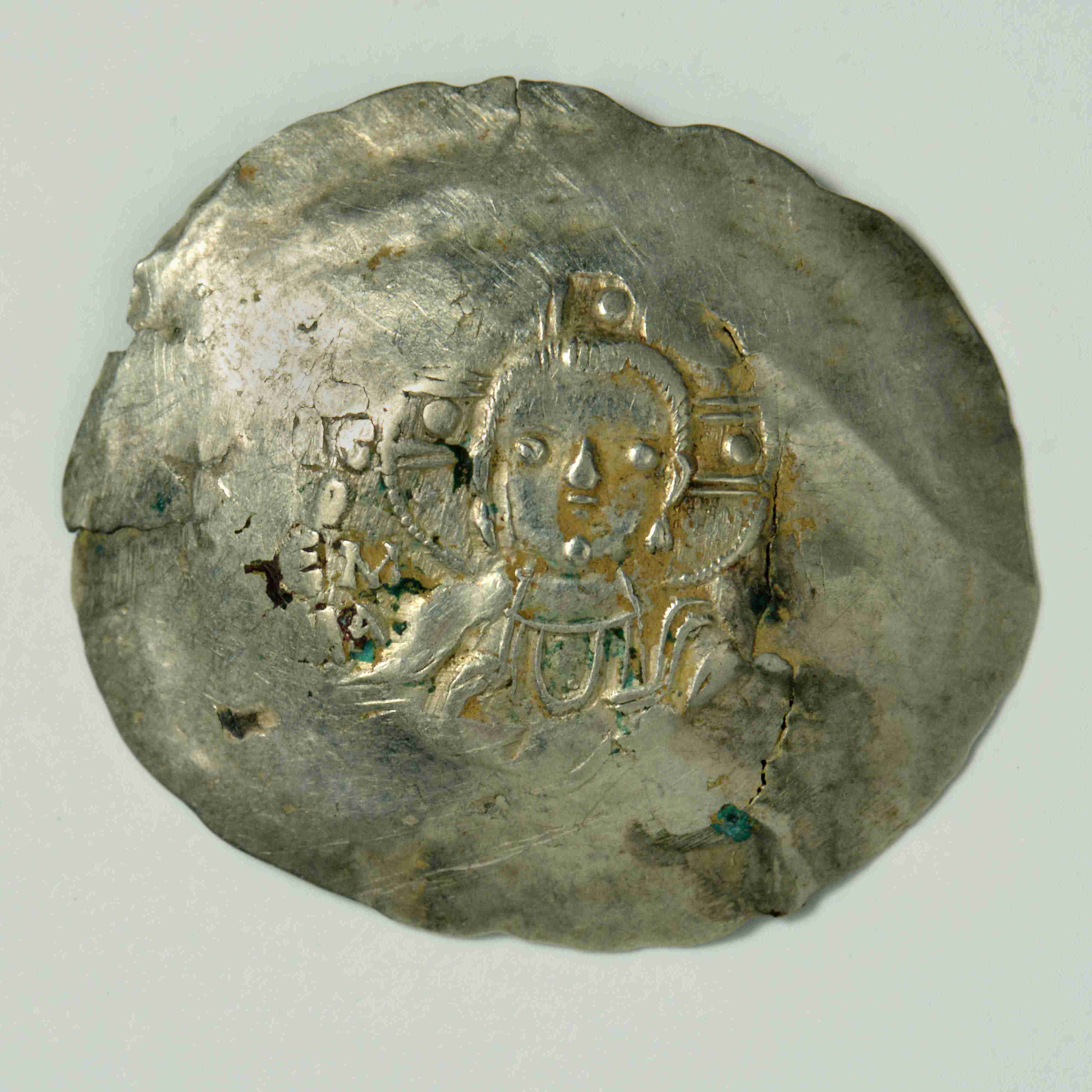 аверс Manuel I Komnenos — Trikephalon (Aspron Trachy) (Constantinople, 1143)