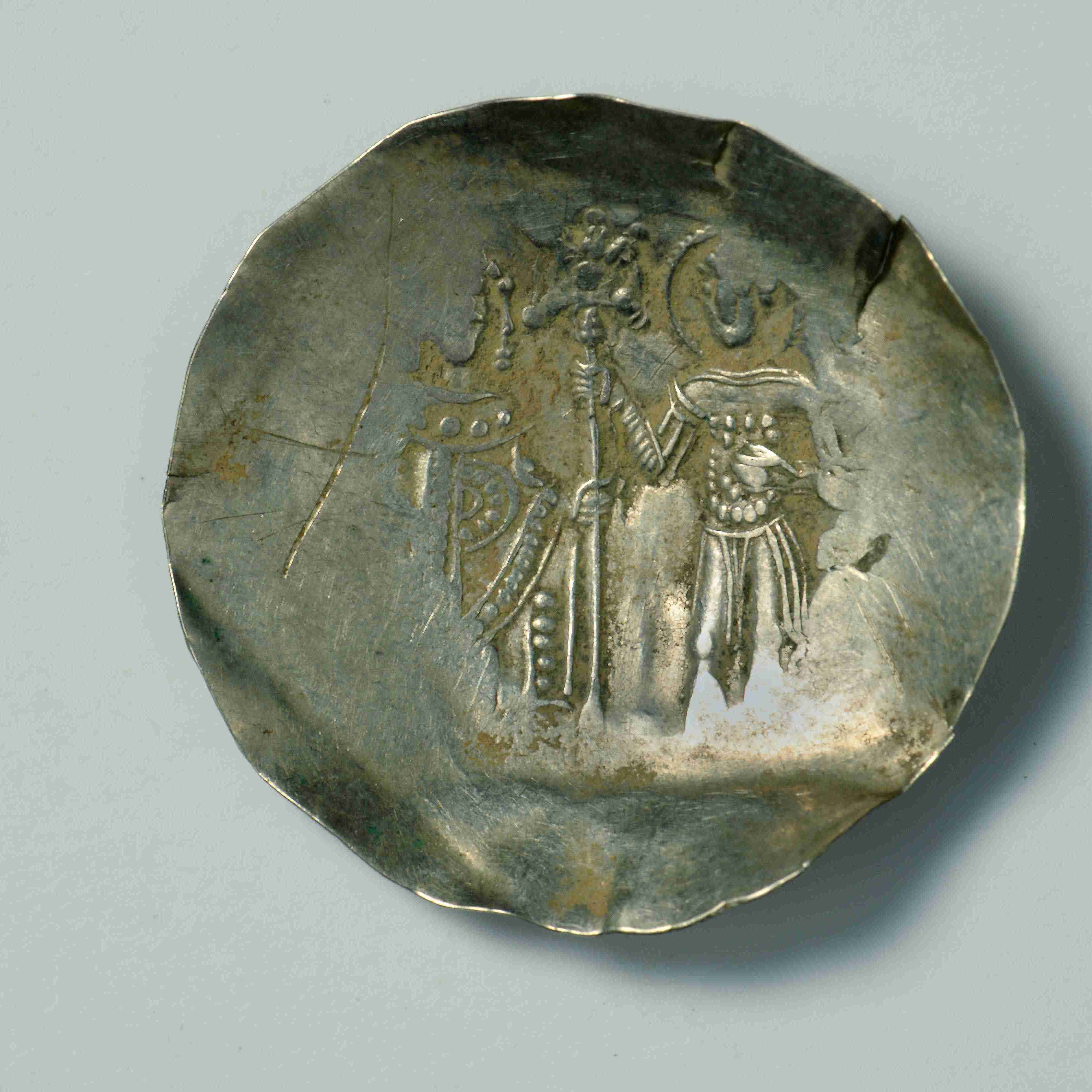 reverse Manuel I Komnenos — Trikephalon (Aspron Trachy) (Thessalonike)