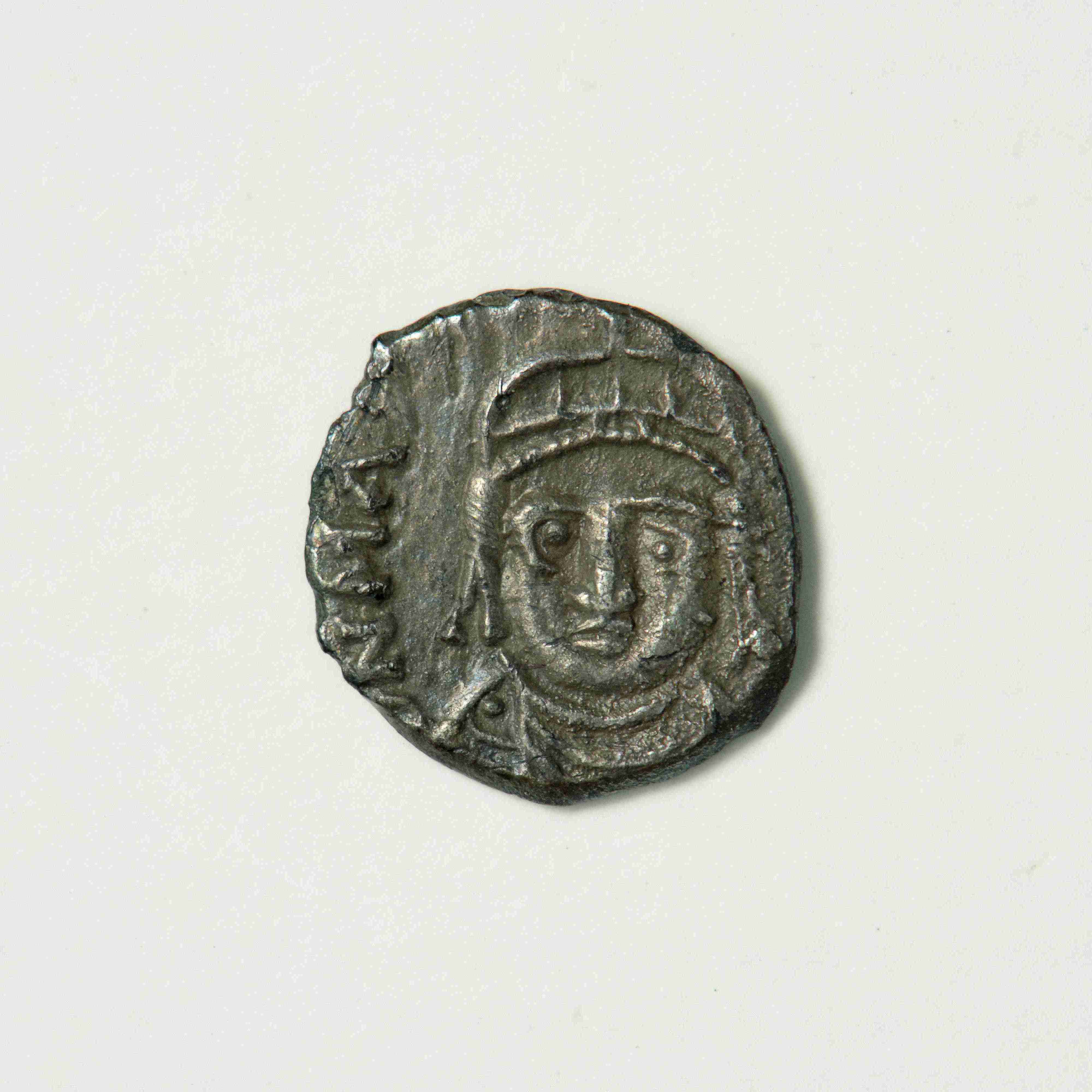 obverse Maurice Tiberius — Quarter siliqua (Carthage, 590)