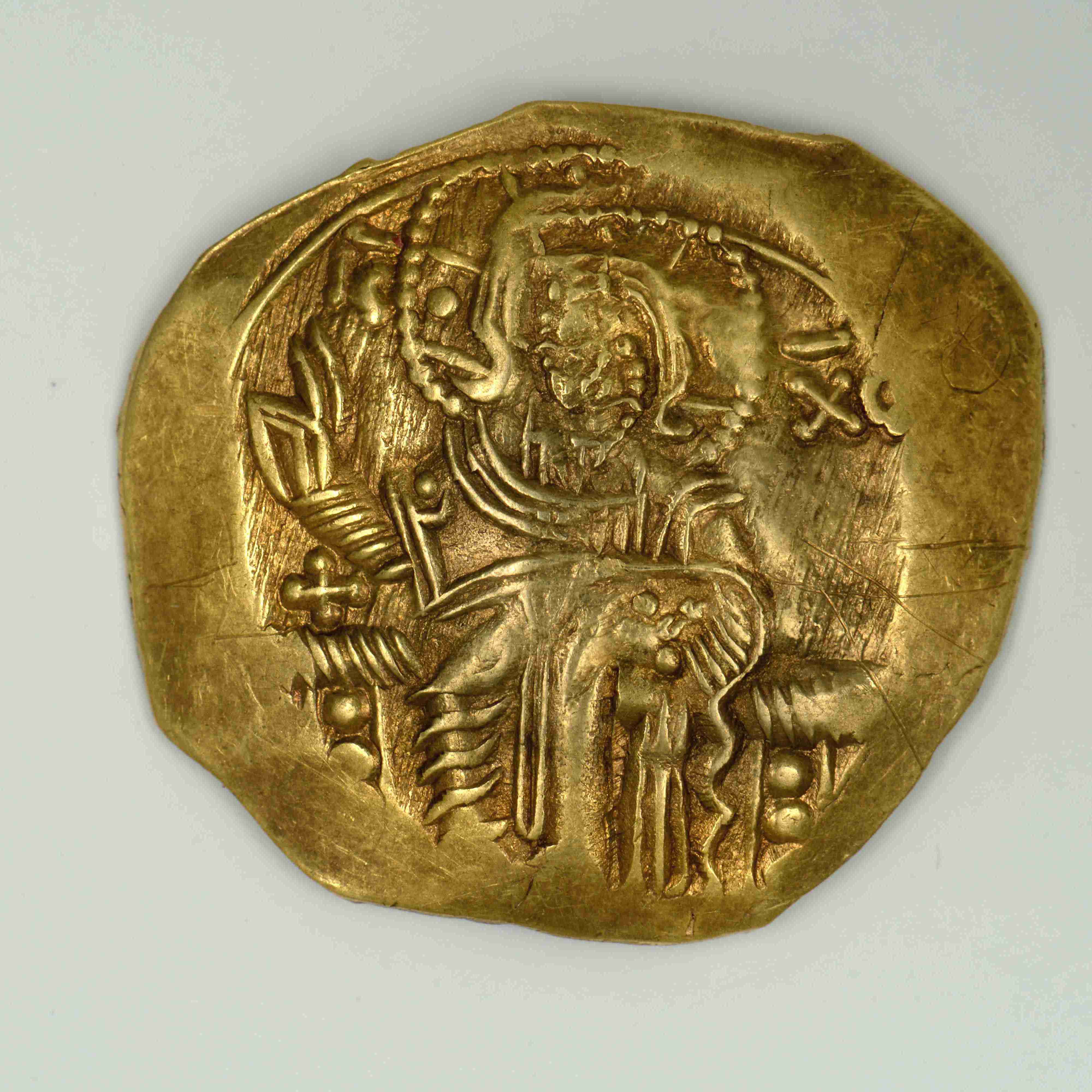аверс John III Doukas Vatatzes — Nomisma Hyperpyron (Magnesia, 1221)