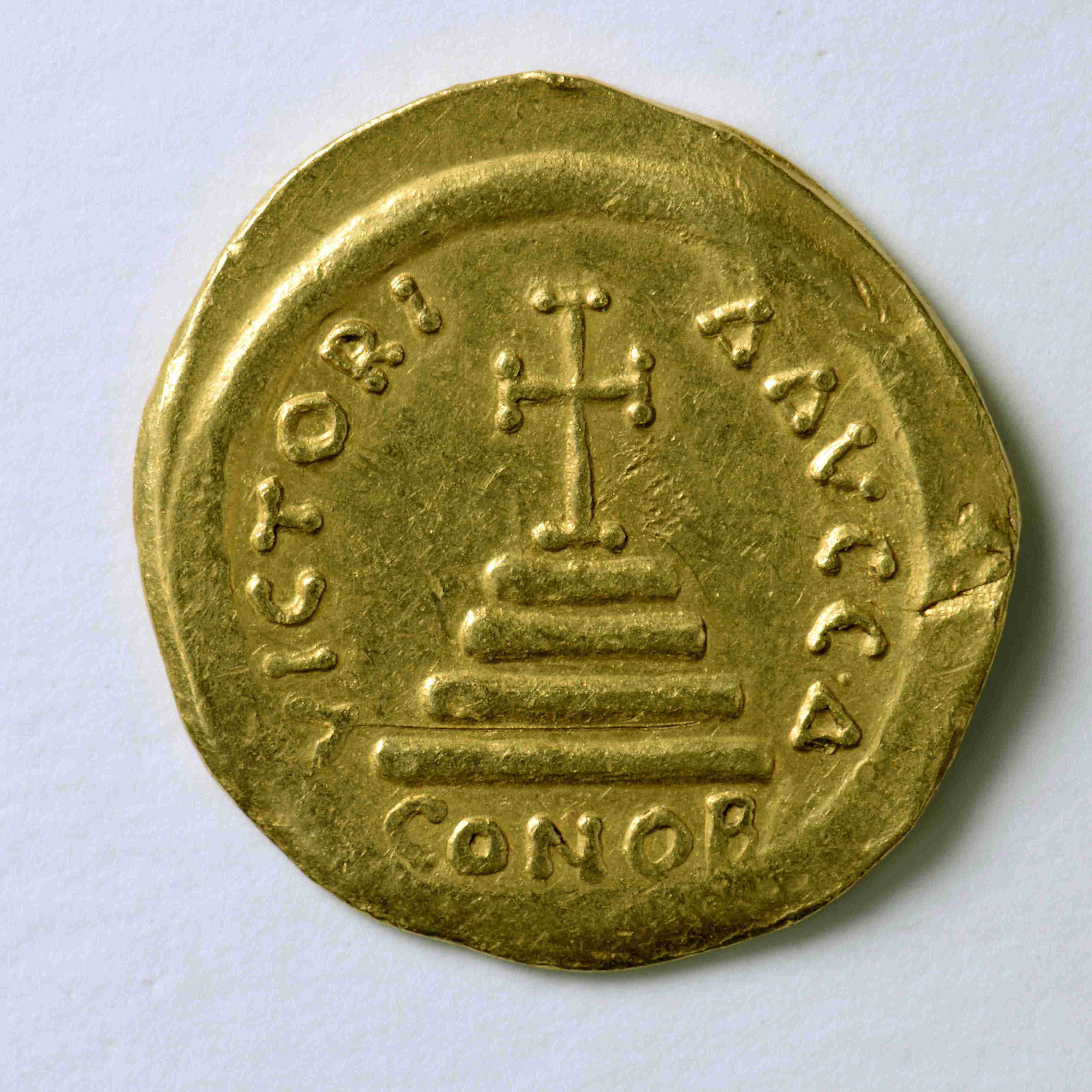 реверс Tiberios II Constantine — Solidus (Rome, 578)
