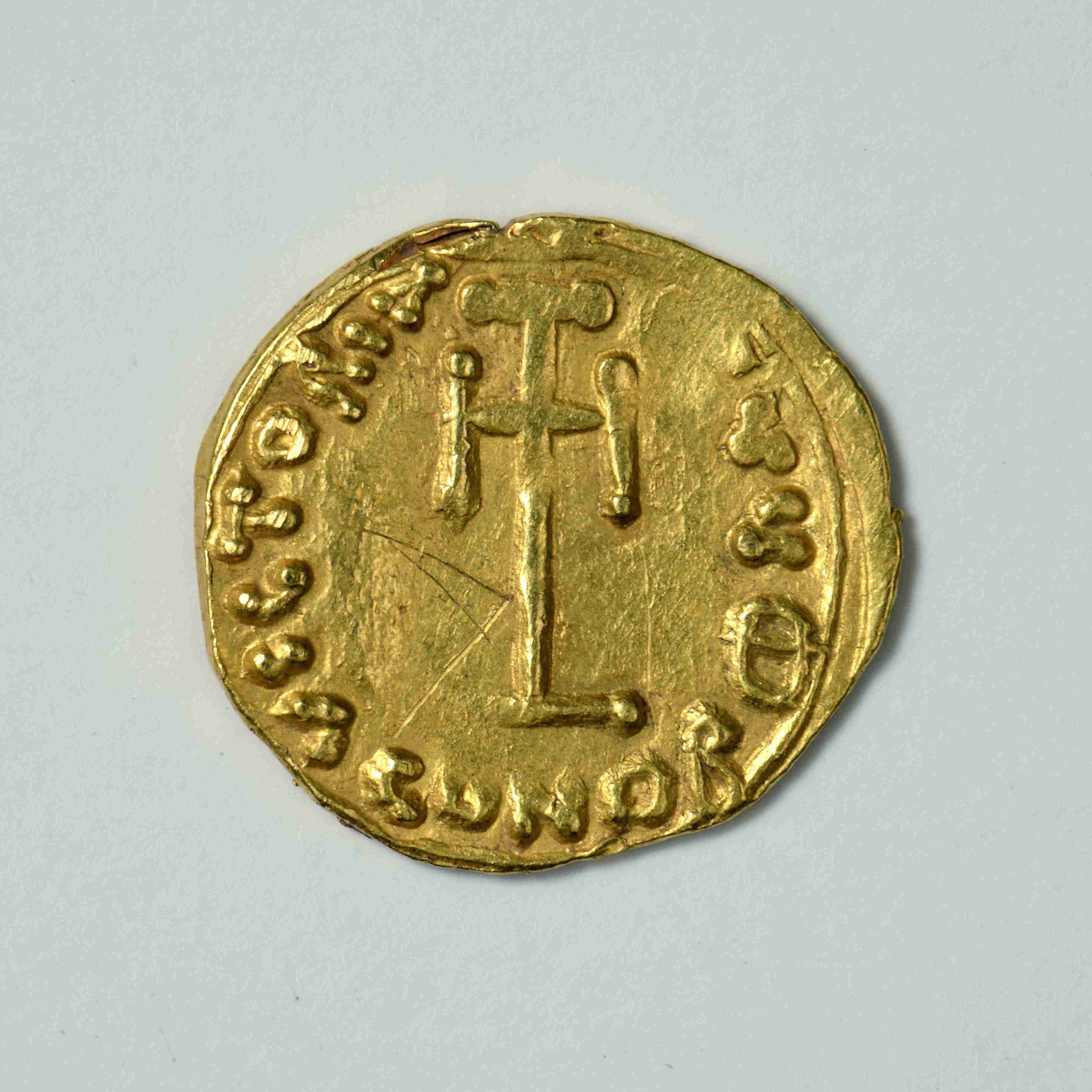 реверс Constantine IV — Tremissis (Syracuse, 668)