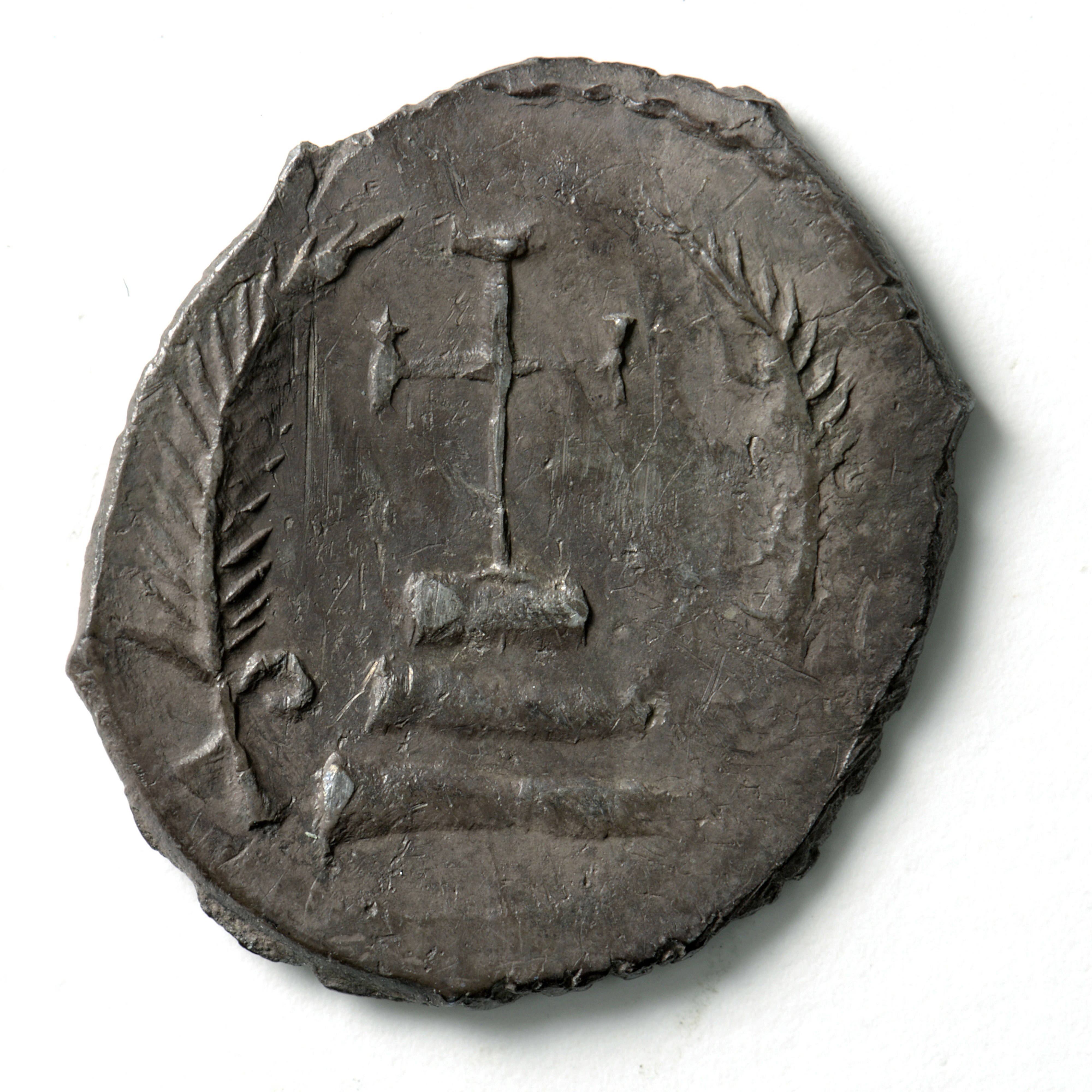 реверс Heraclius — Half Miliaresion (Constantinople, 612–613)