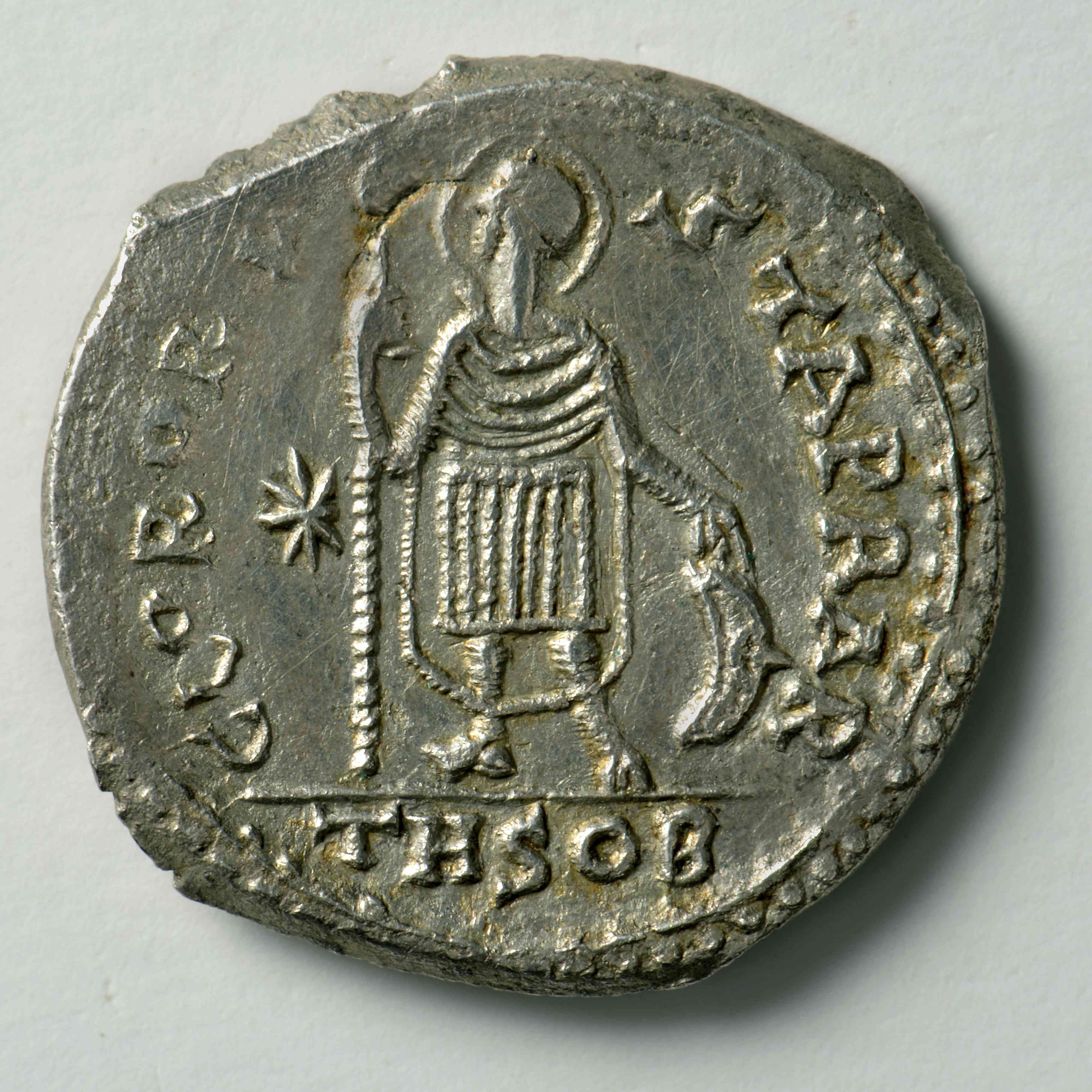 реверс Anastasios I — Light Miliarense (Thessalonike, 491)