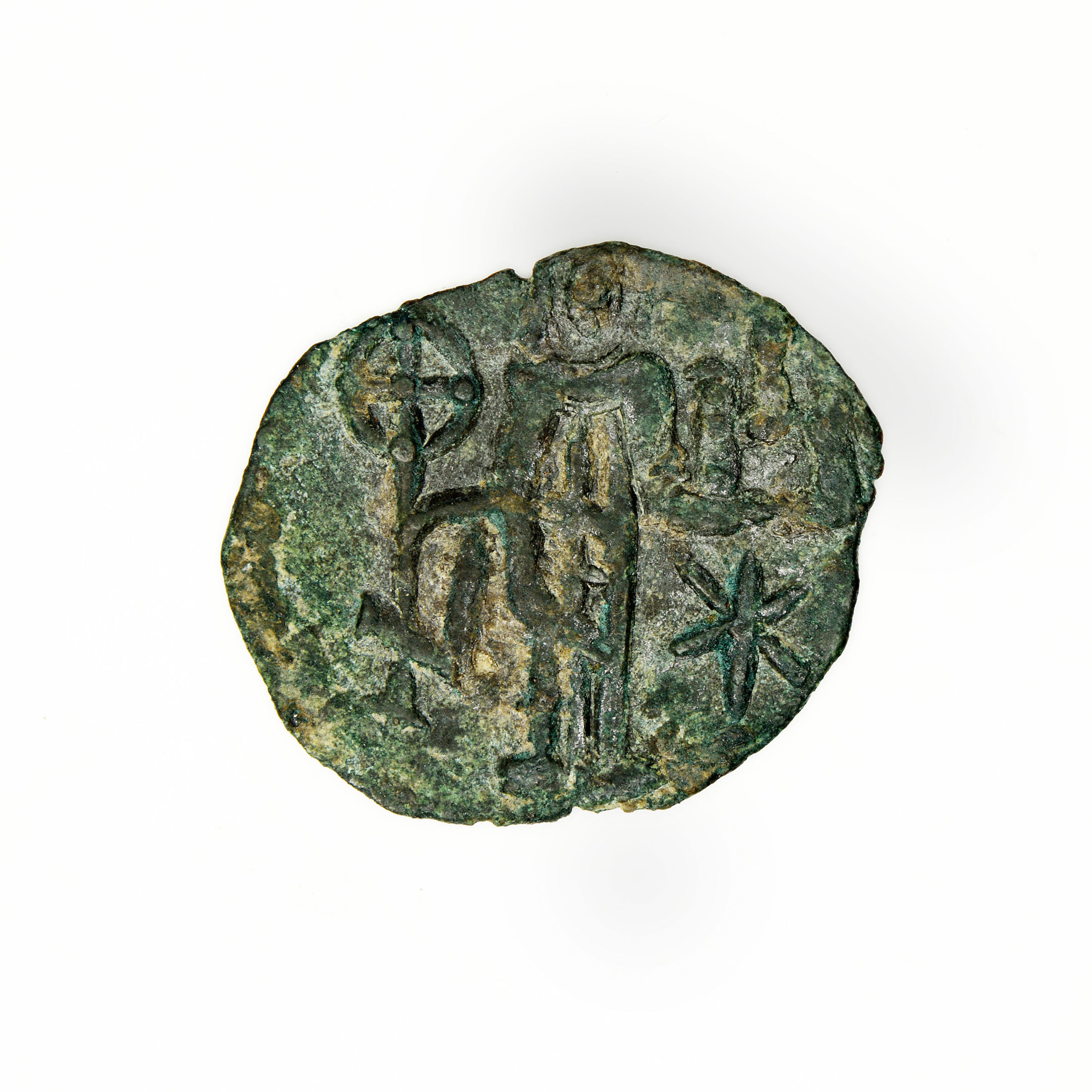 реверс John V Palaiologos — Stamenon (Thessalonike, 1354)