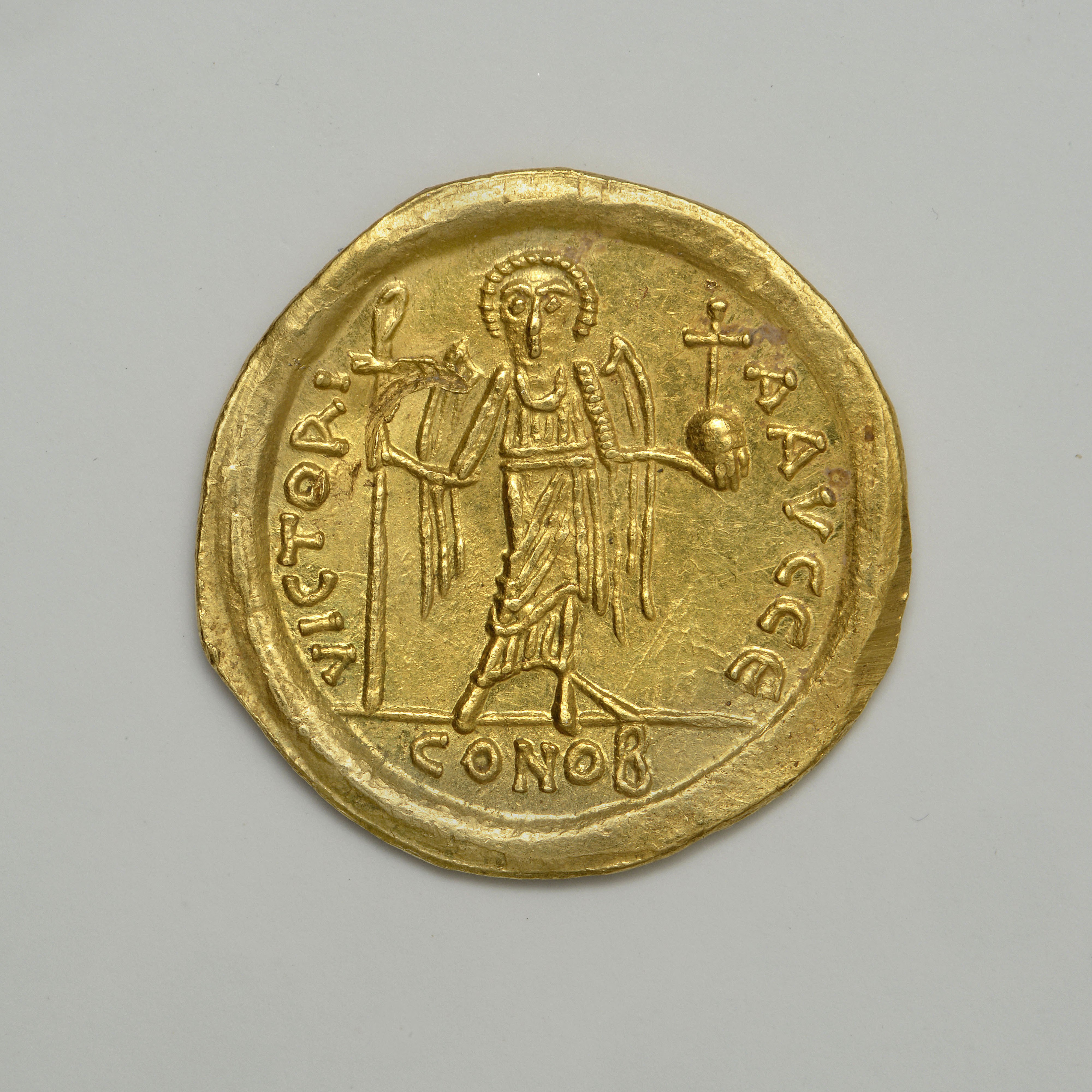 реверс Maurice Tiberius — Solidus (Alexandria, 582)