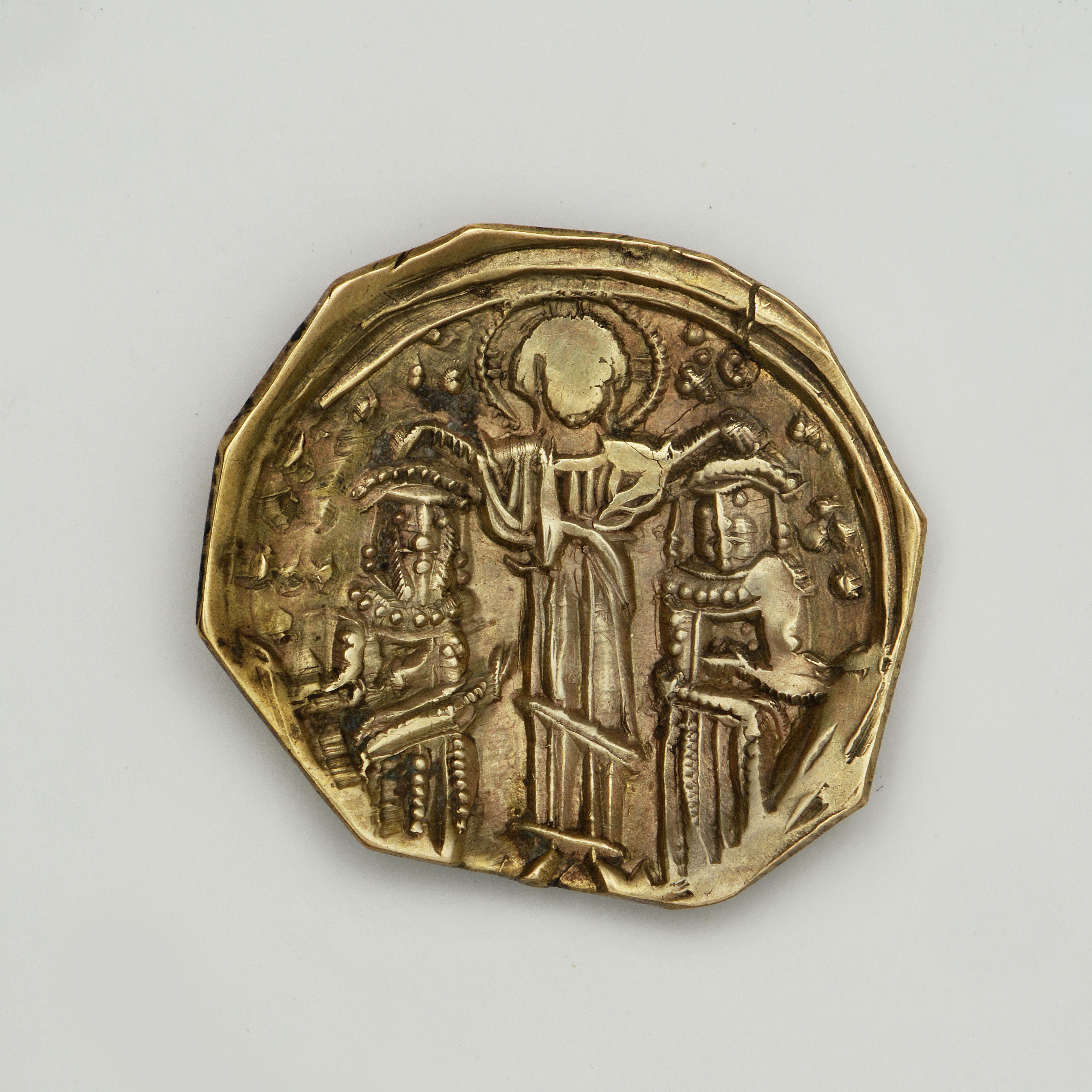 реверс Andronikos II Palaiologos — Nomisma Hyperpyron (Thessalonike, 1294)
