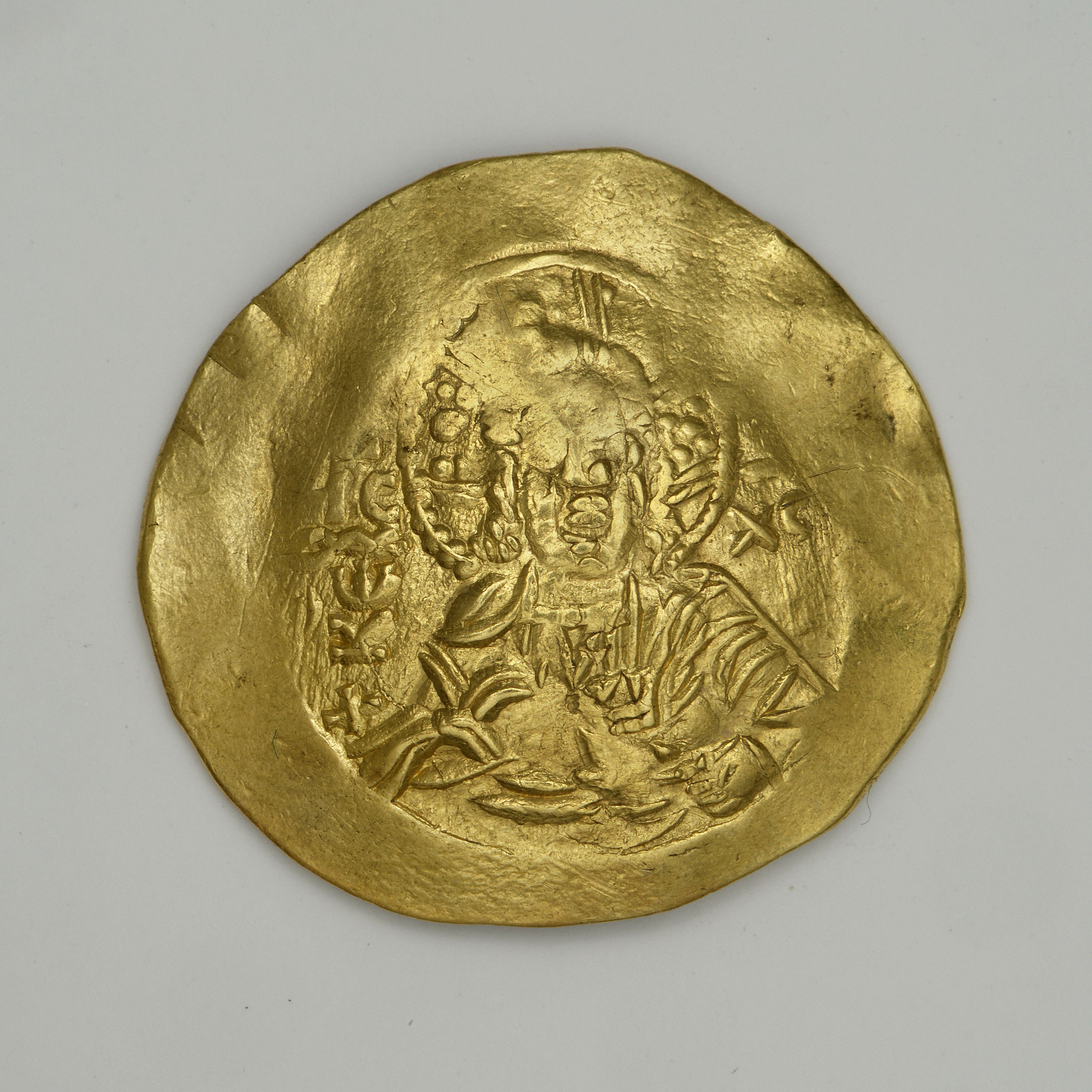 obverse Manuel I Komnenos — Nomisma Hyperpyron (Thessalonike, 1143)