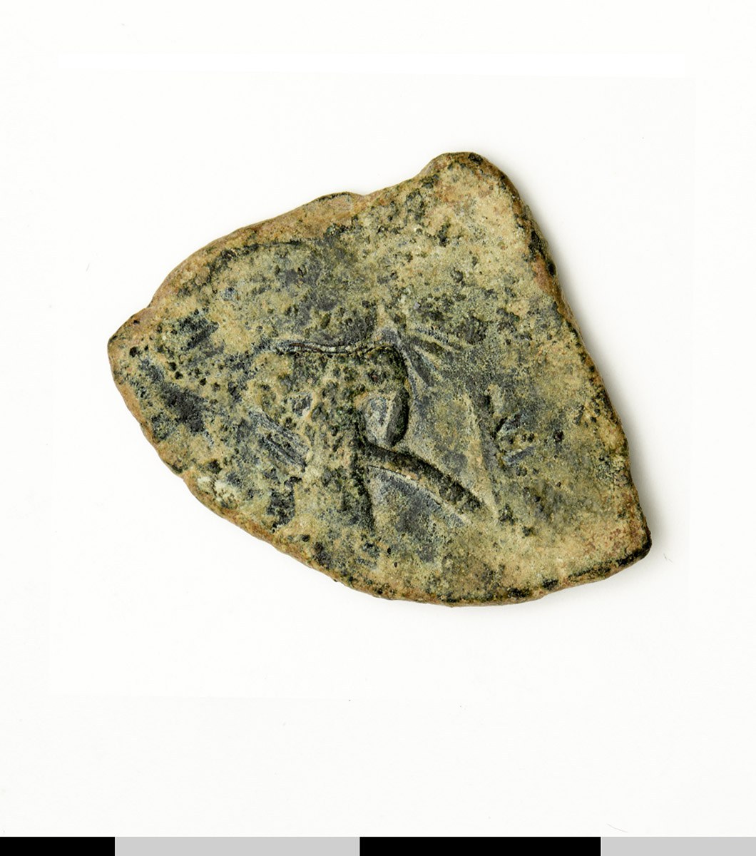 Abd al-Malik — Fals (Yubna, 692), аверс, do_byzant