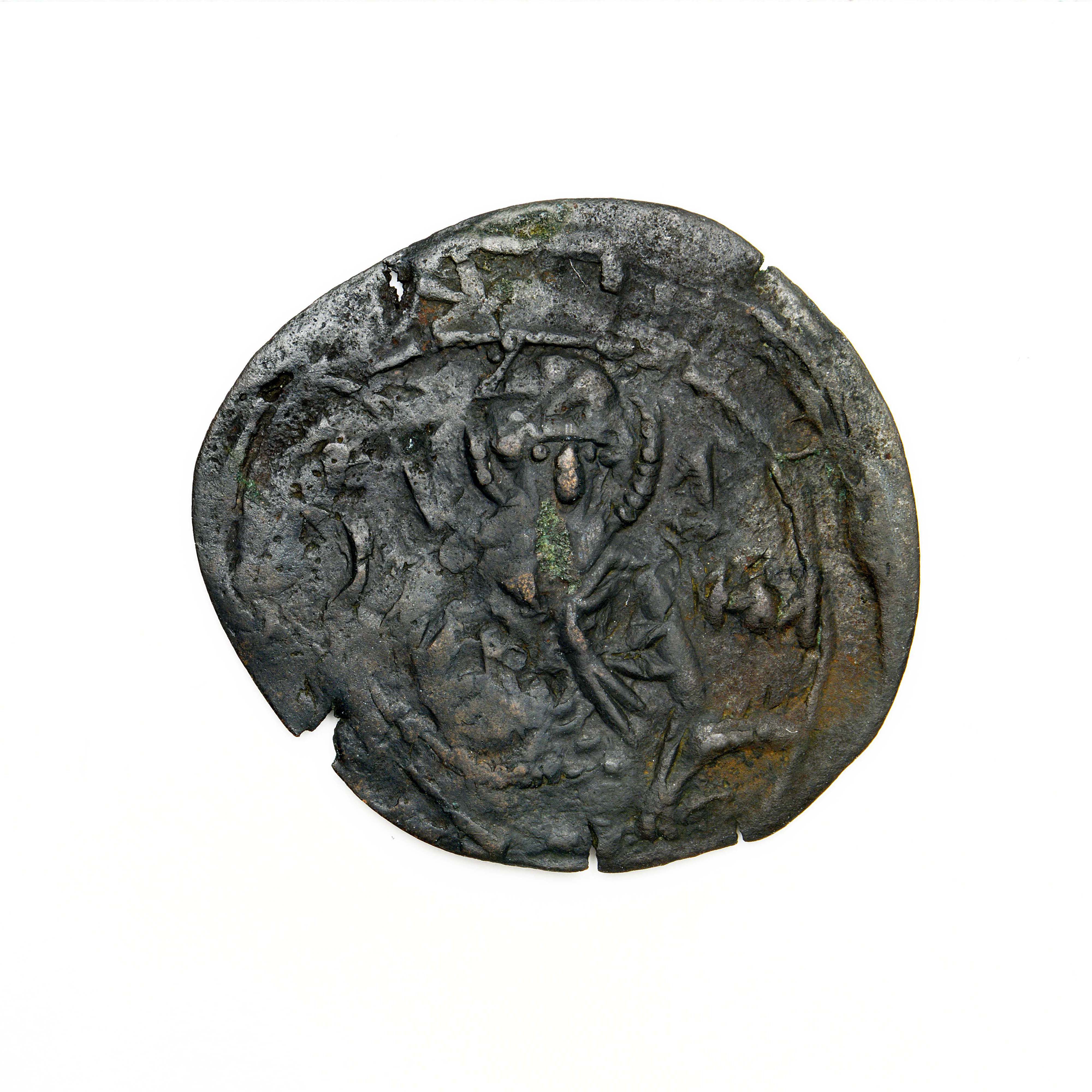 John V Palaiologos — Assarion (Thessalonike, 1354), аверс, do_byzant
