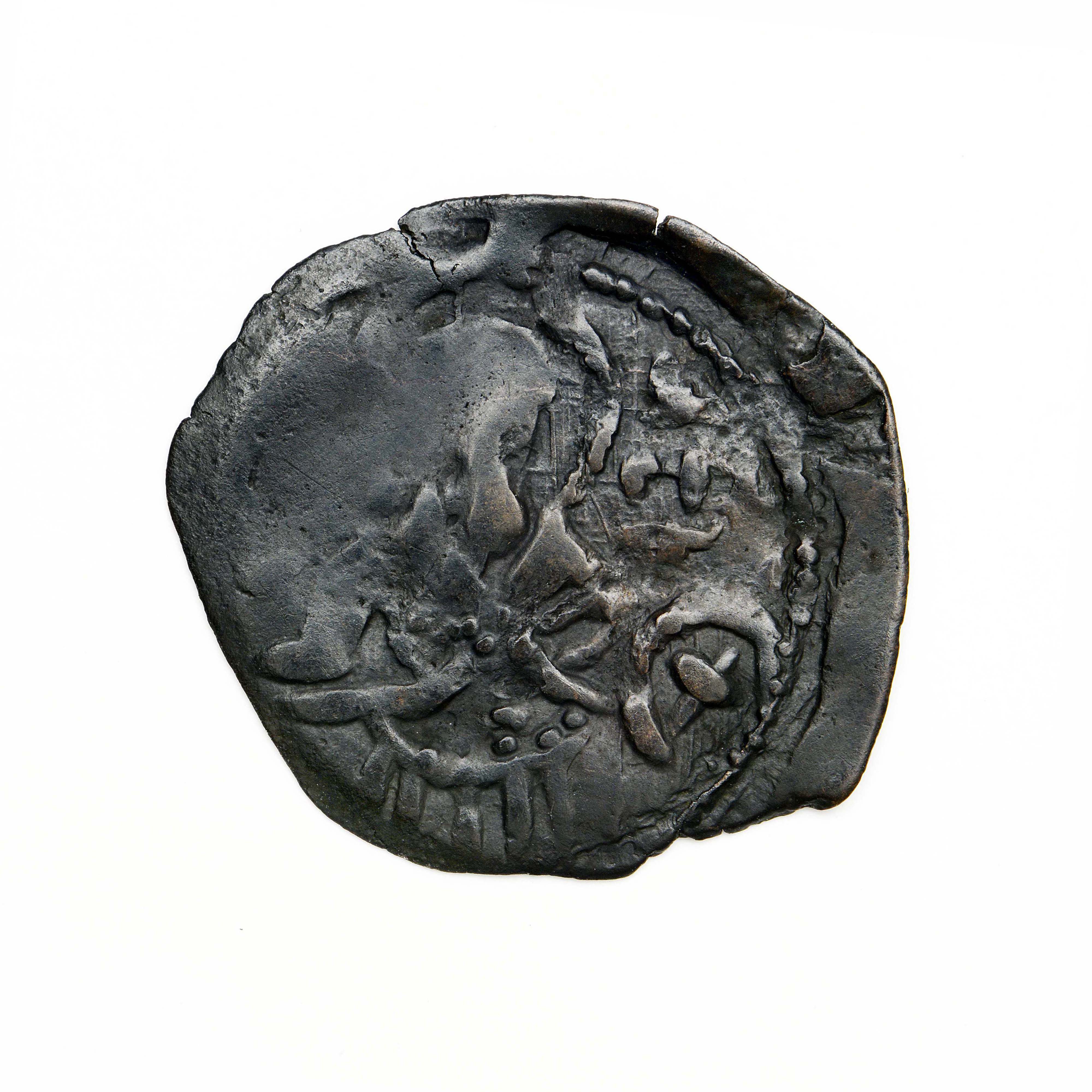 John V Palaiologos — Assarion (Thessalonike, 1354), аверс, do_byzant