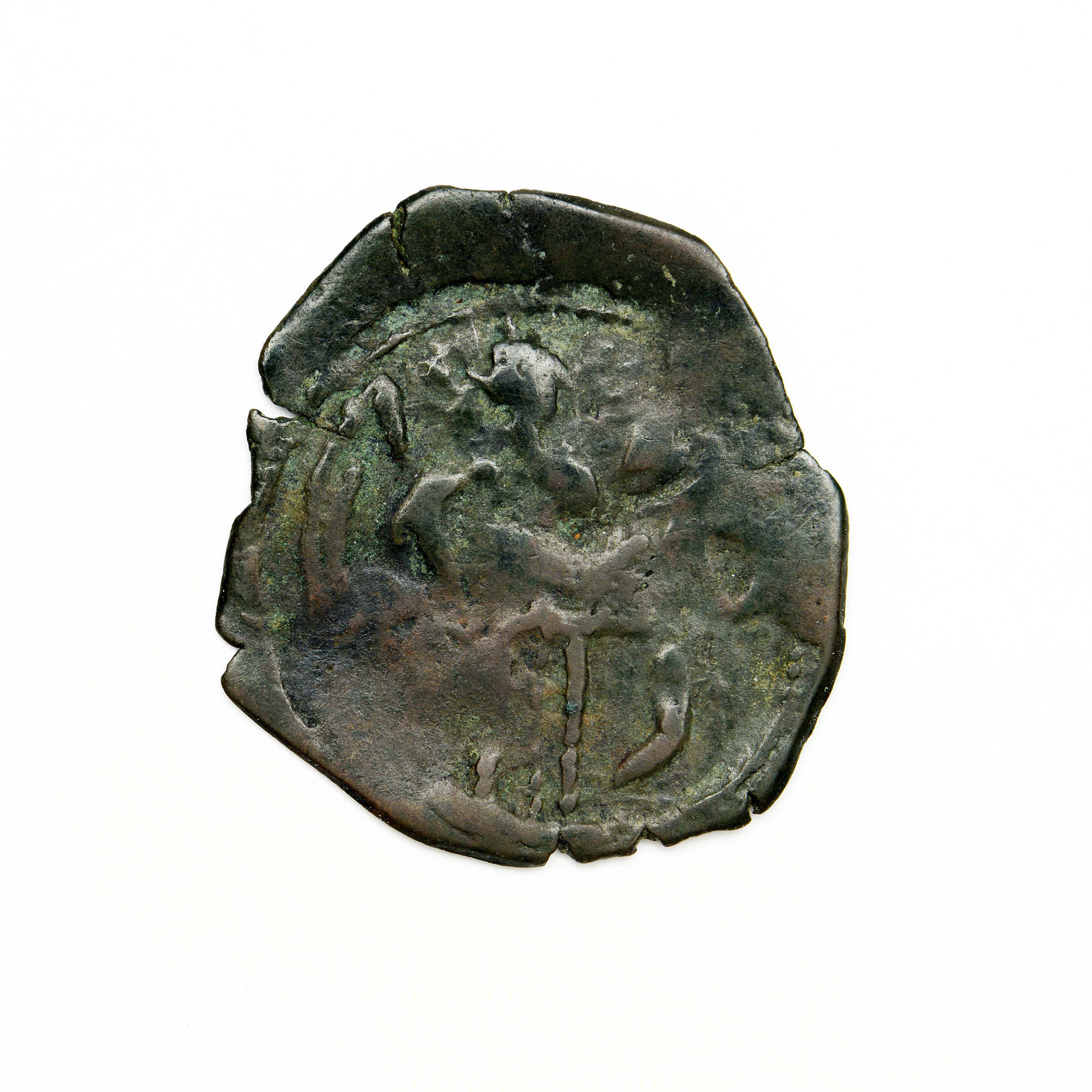 John V Palaiologos — Assarion (Thessalonike, 1354), аверс, do_byzant