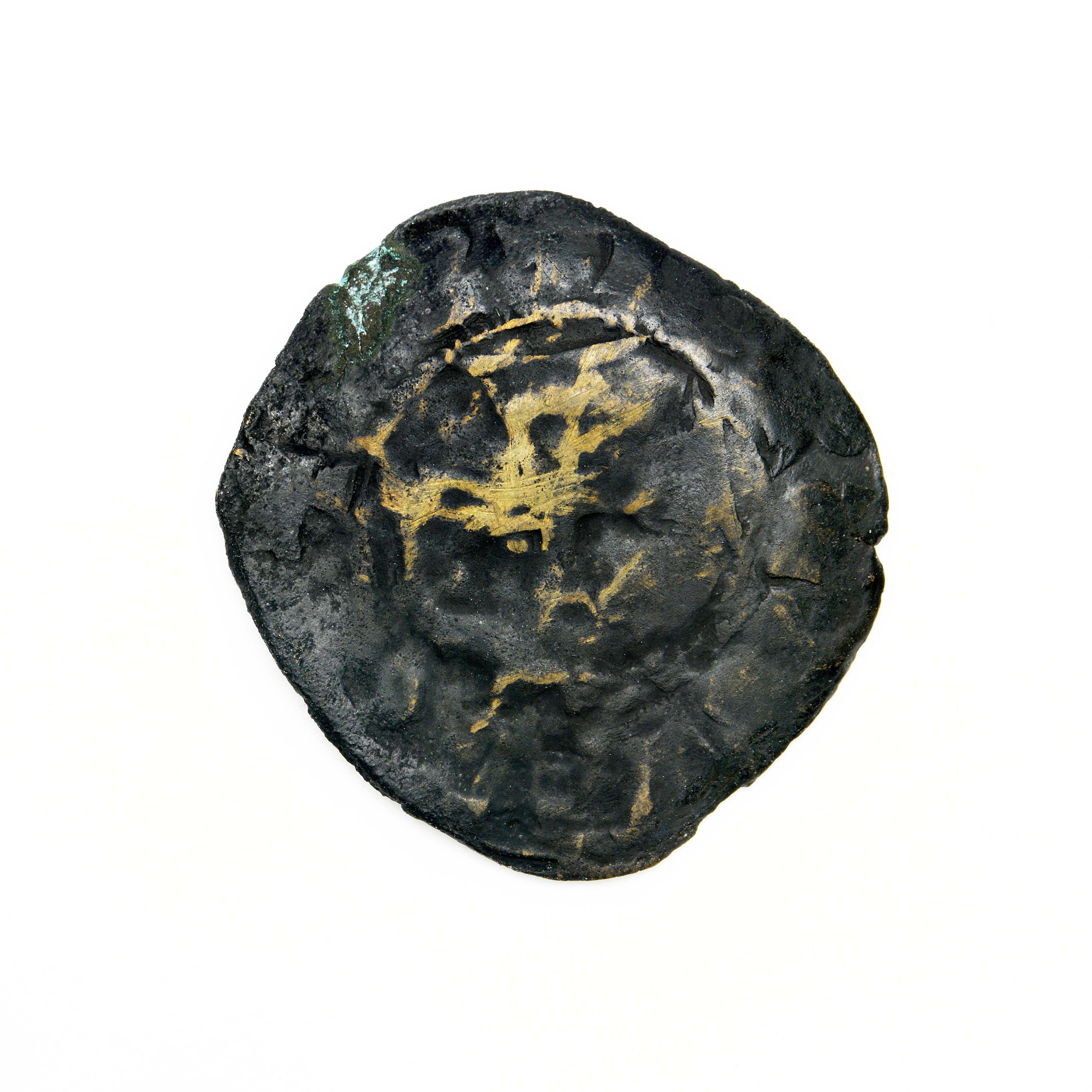 John II Orsini (Epiros) — Denier Tournois (Arta, 1323), реверс, do_byzant