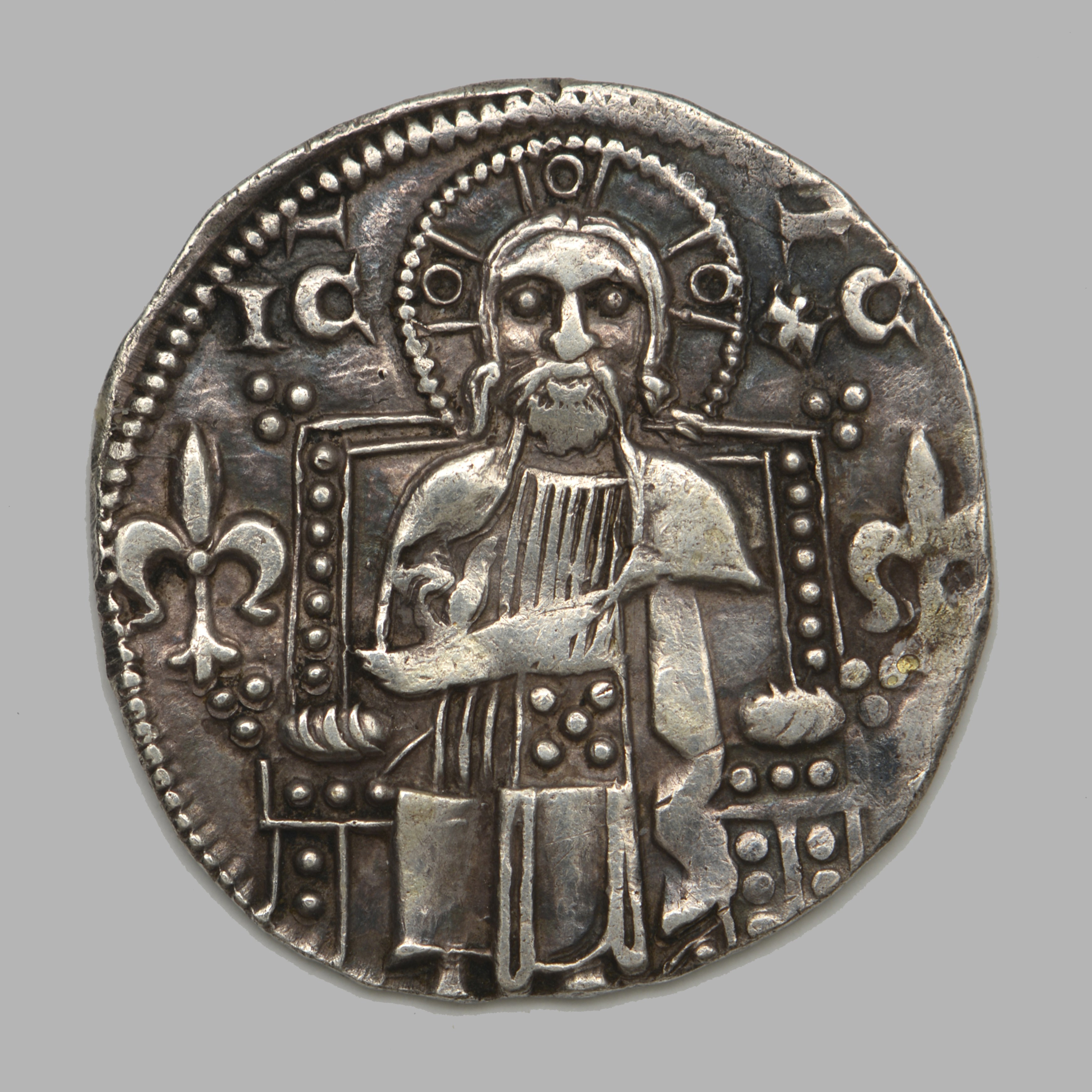 аверс Stefan Uros II Milutin (Serbia) — Dinar (Uncertain Mint, 1282)