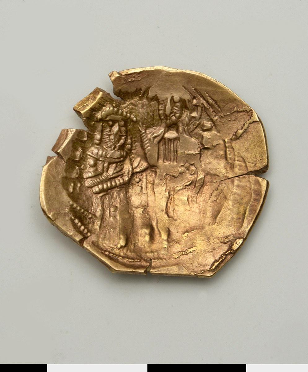 John V Palaiologos — Nomisma Hyperpyron (Constantinople, 1347), аверс, do_byzant