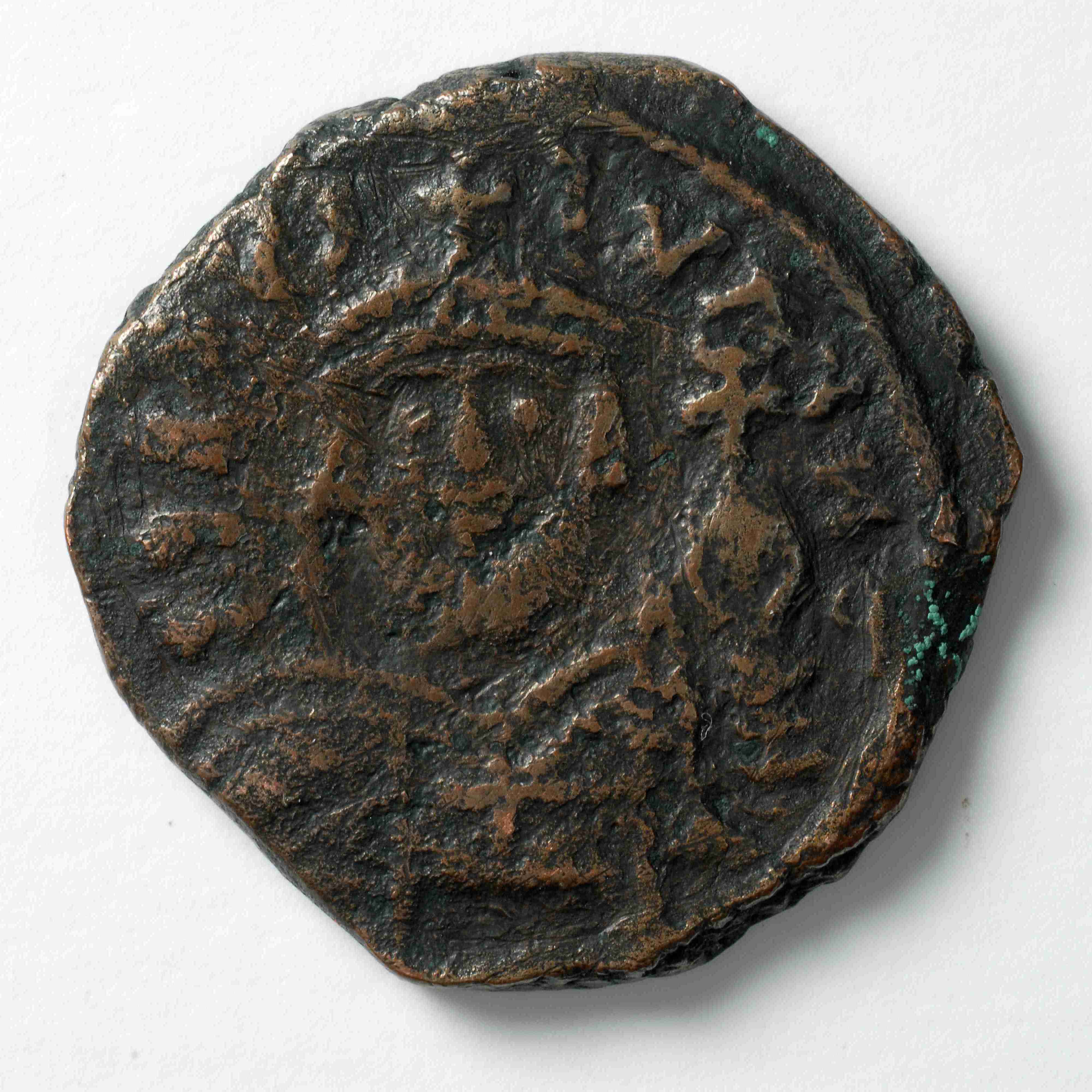 аверс Persian-ruled Syria — Follis (Uncertain Mint, 622–623)