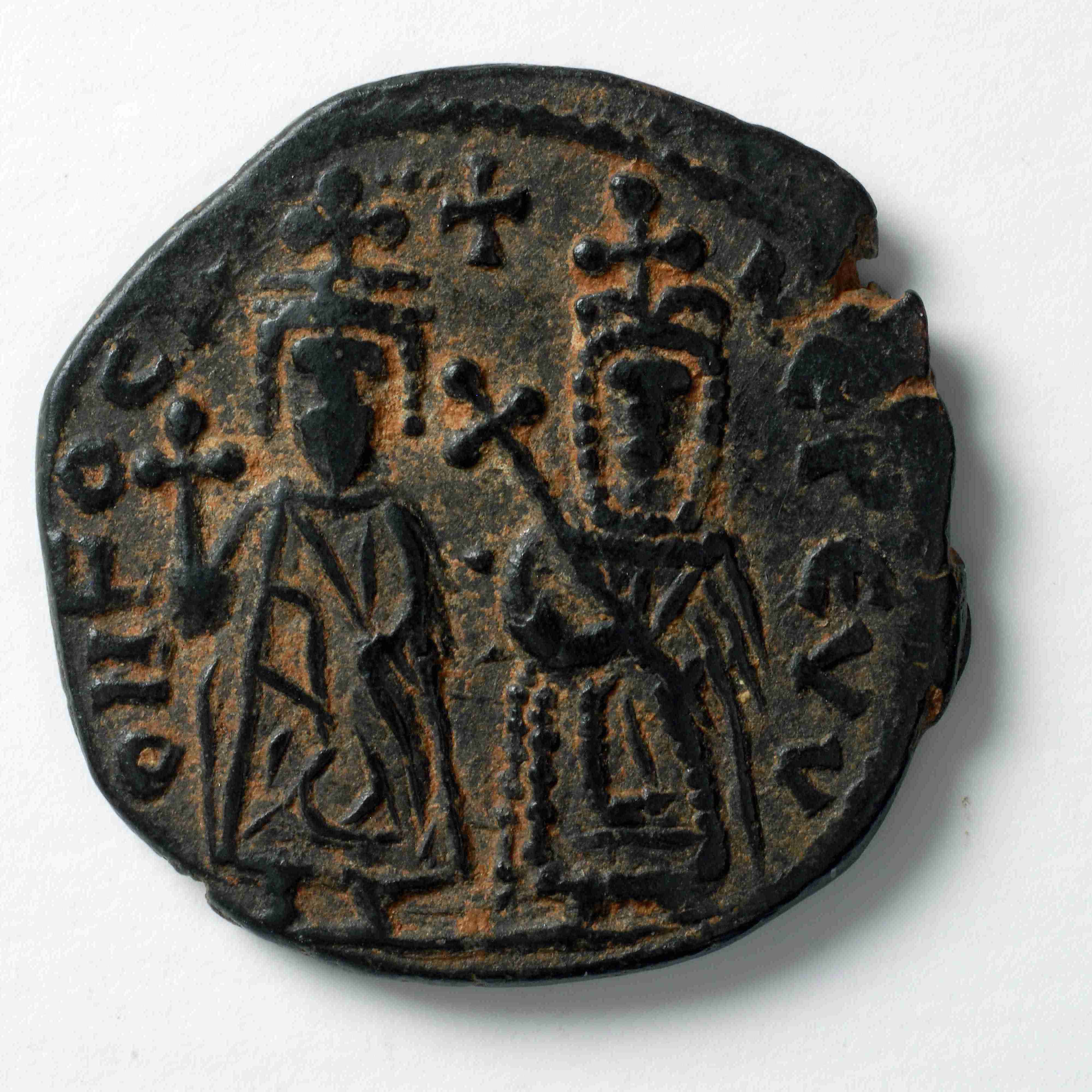 Persian-ruled Syria — Follis (Uncertain Mint, 612–613), аверс, do_byzant