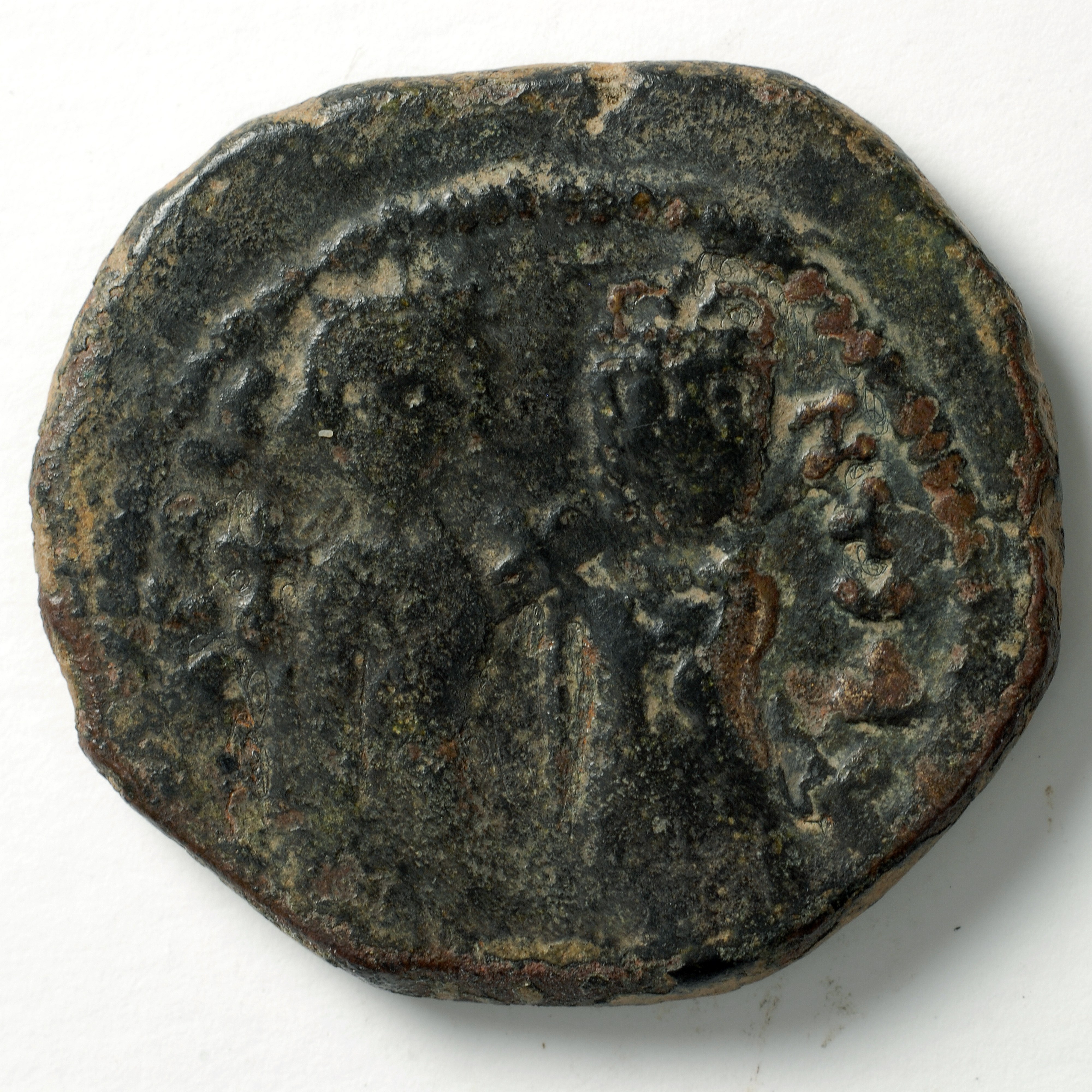 Persian-ruled Syria — Follis (Uncertain Mint, 612–613), аверс, do_byzant