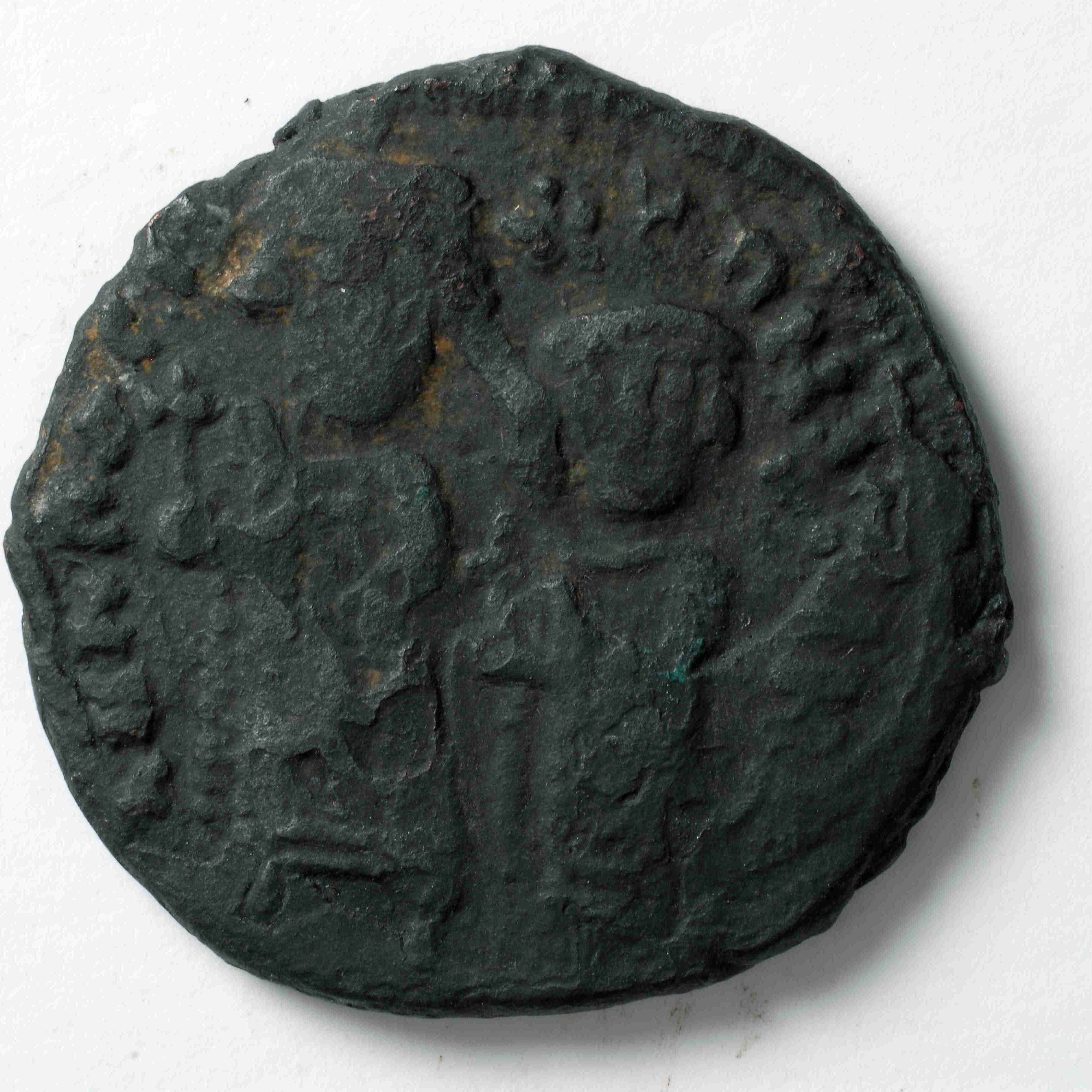 Persian-ruled Syria — Follis (Uncertain Mint, 622–623), аверс, do_byzant