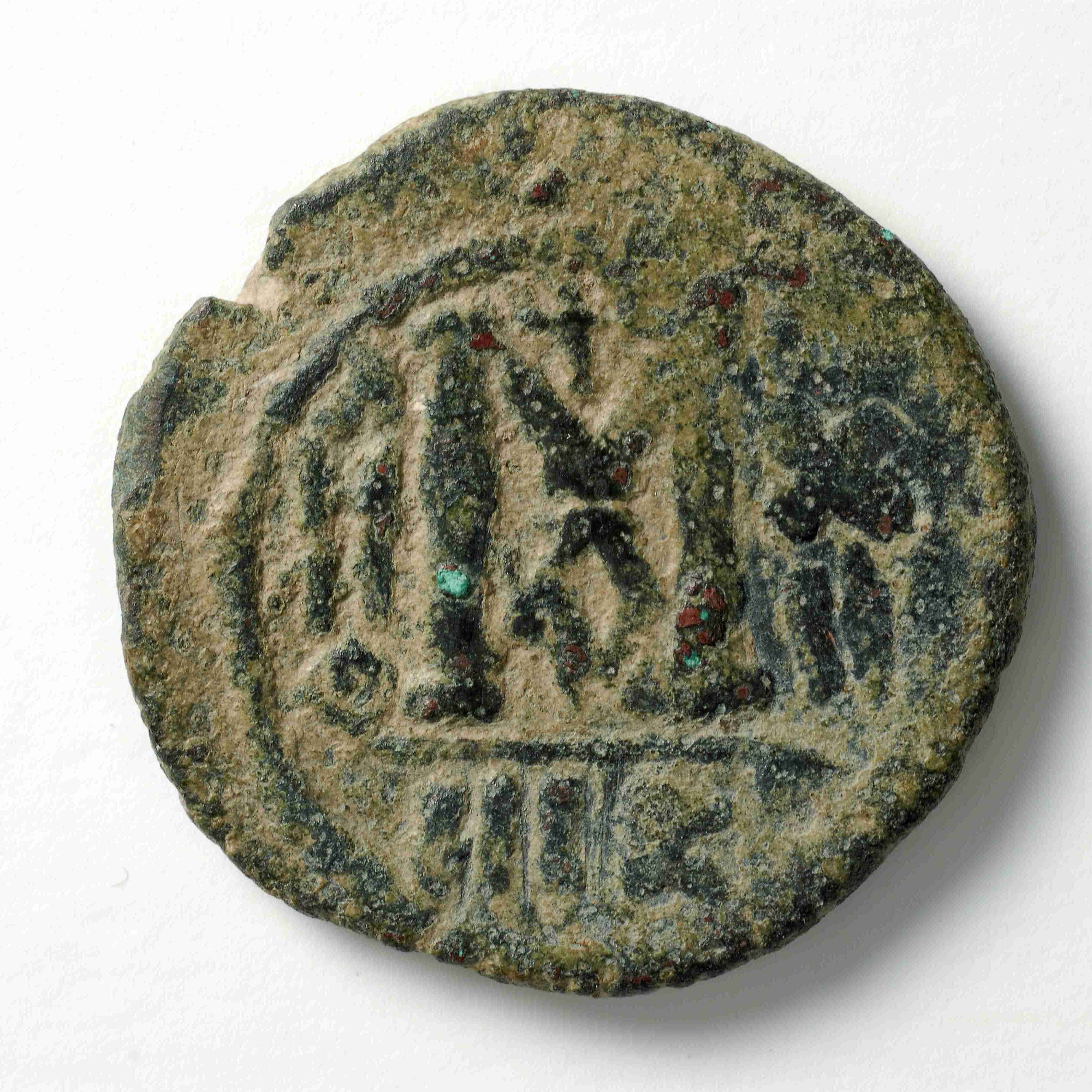 Persian-ruled Syria — Follis (Uncertain Mint, 622–623), реверс, do_byzant