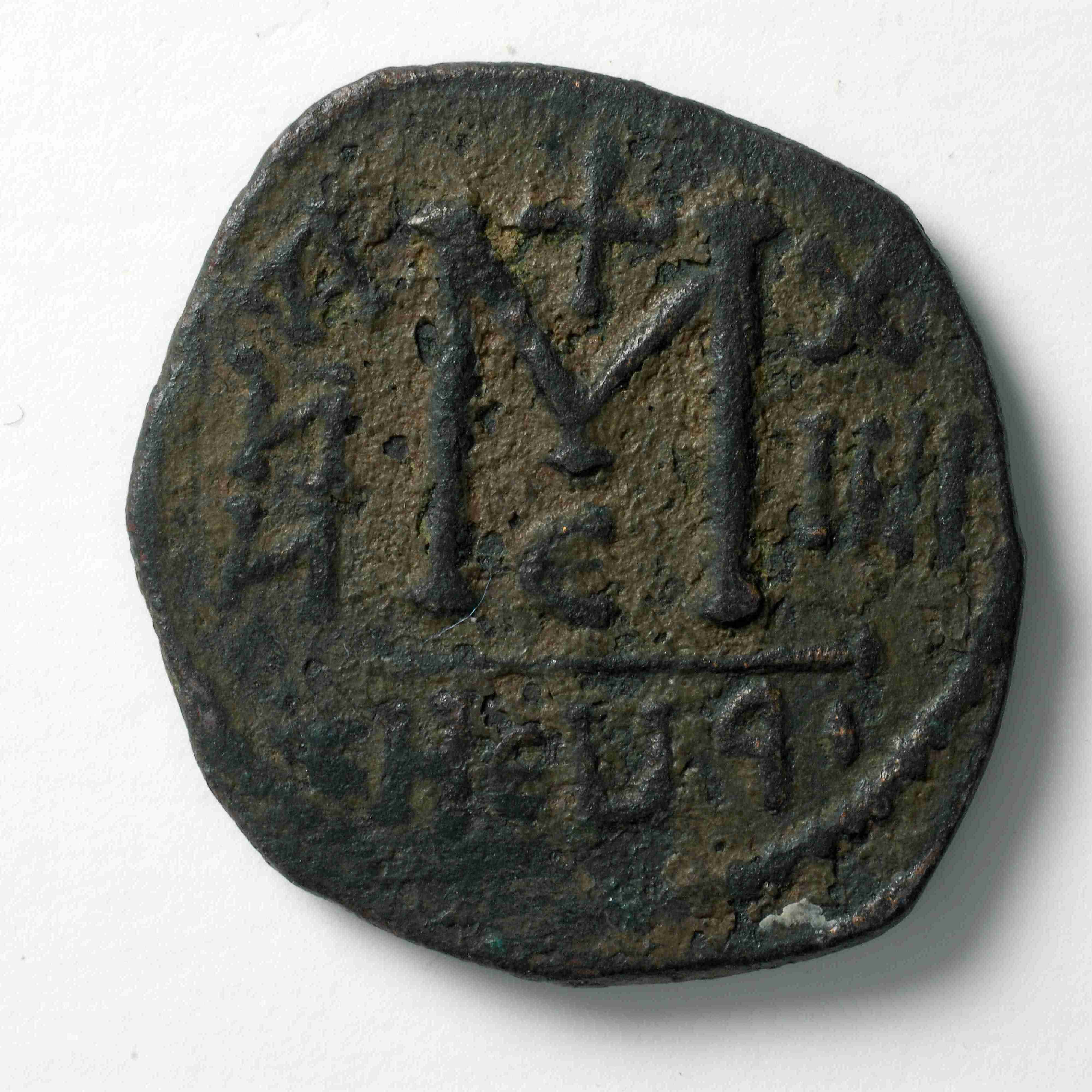 Persian-ruled Syria — Follis (Uncertain Mint, 622–623), реверс, do_byzant